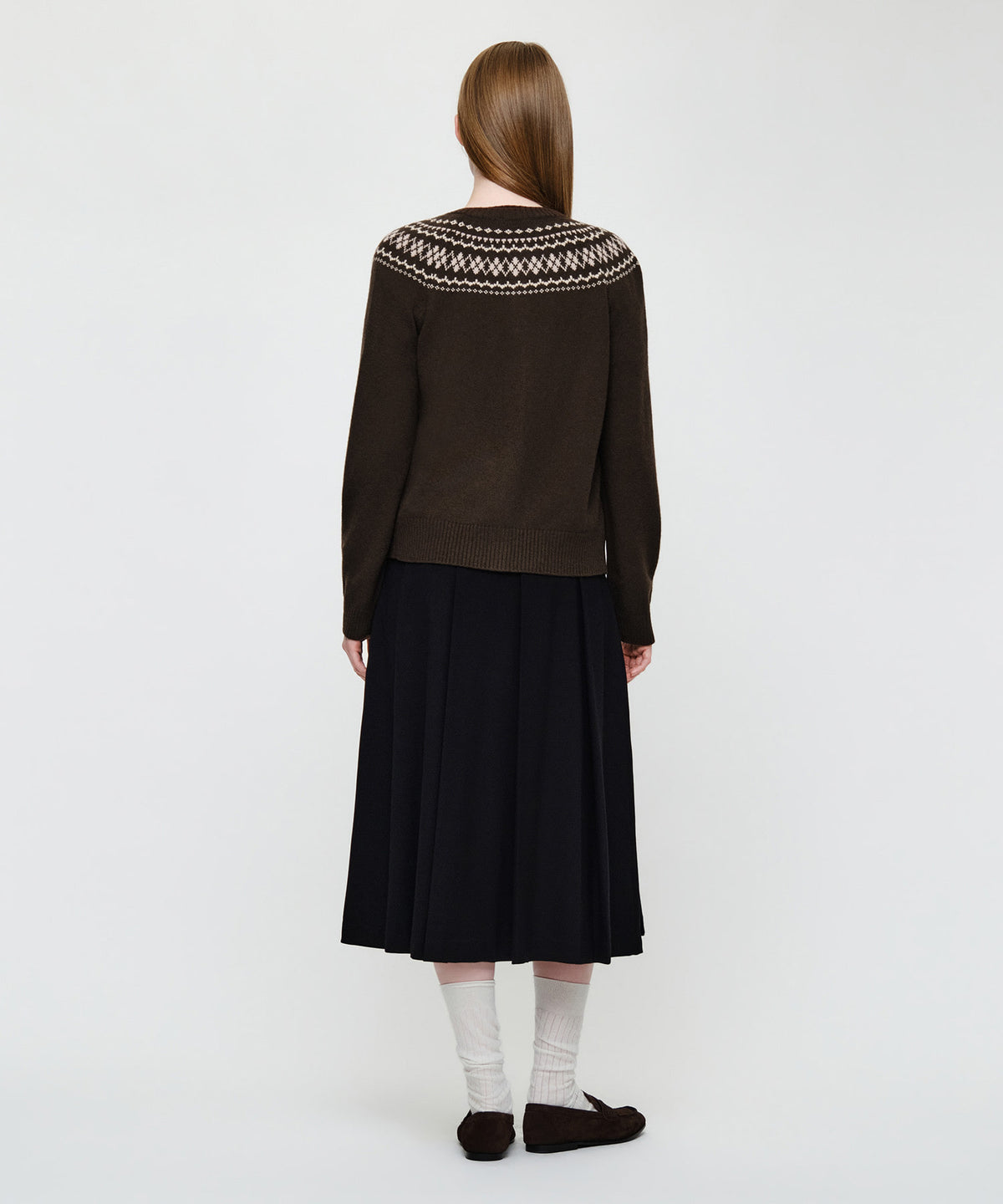 Marithe & Francois Girbaud - Belted Pleats Midi Skirt (Black) product image 5 | TRAB K-Fashion Australia