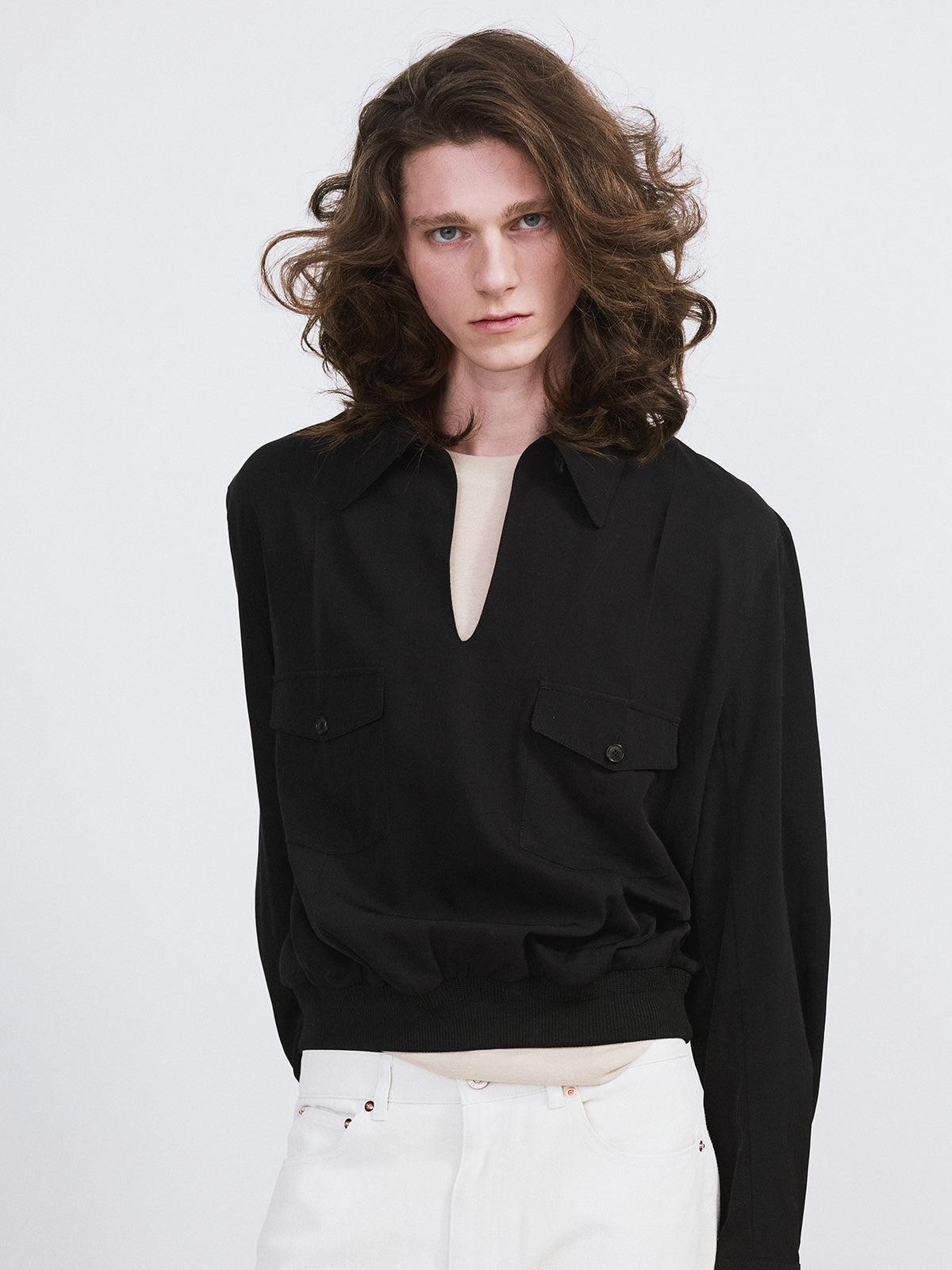 Recto - Two Pocket Hunting Top (Black) product image 4 | TRAB K-Fashion Australia
