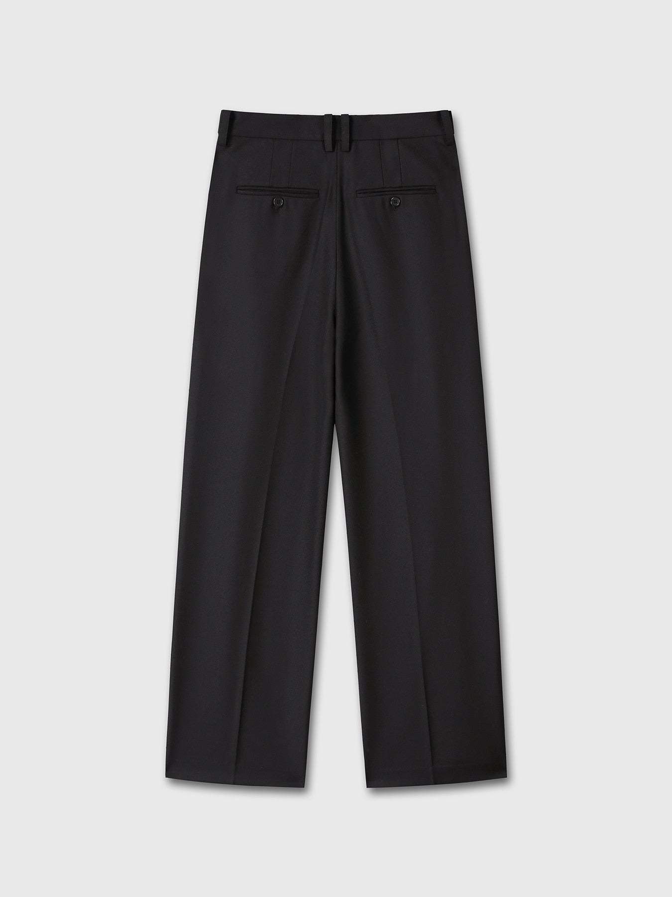 Tonywack - Pleated Wool Tailored Pants (Black) product image 8 | TRAB K-Fashion Australia