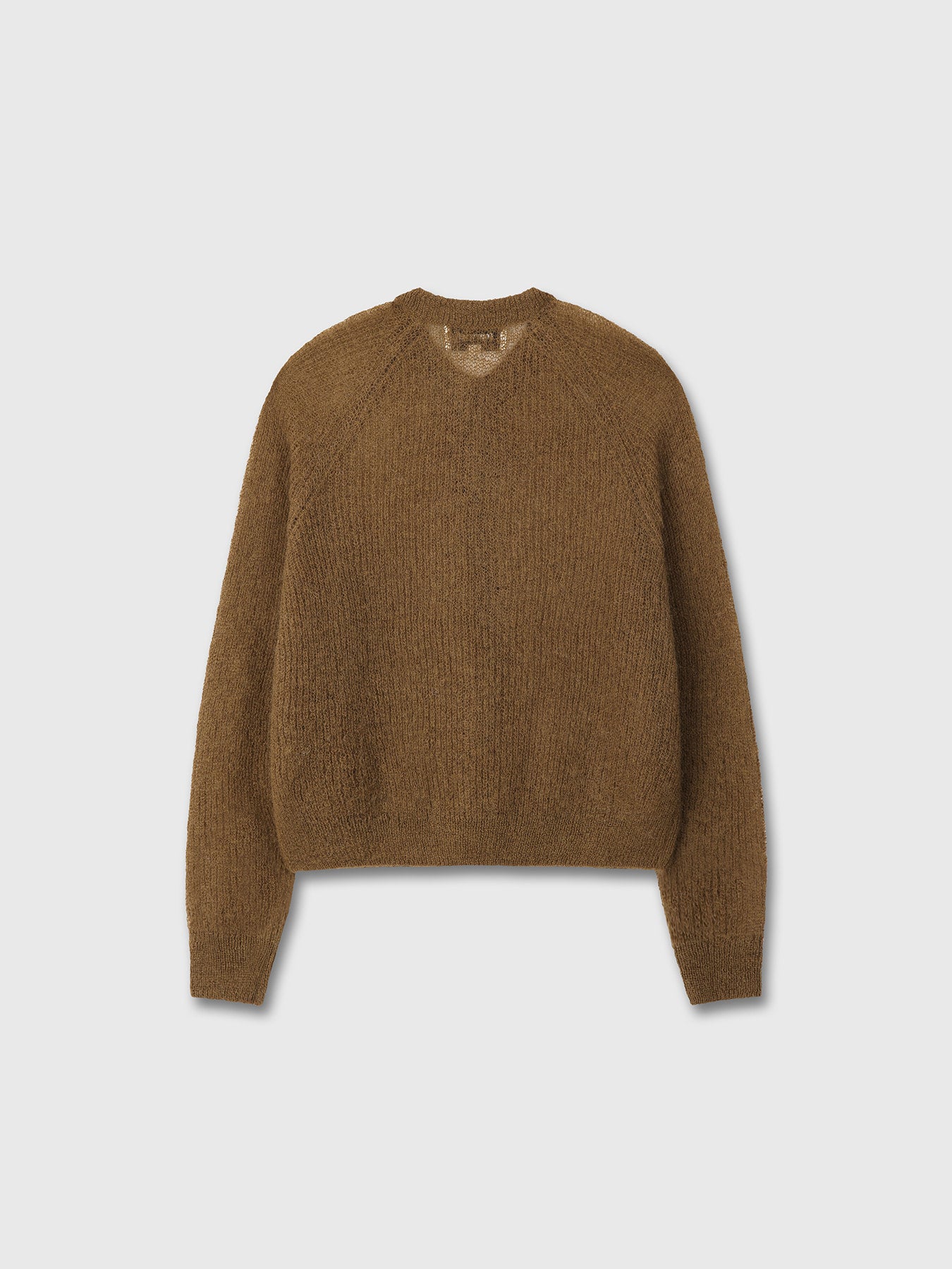 Tonywack - Wool And Mohair Ribbed Mesh Cardigan (Camel) product image 11 | TRAB K-Fashion Australia