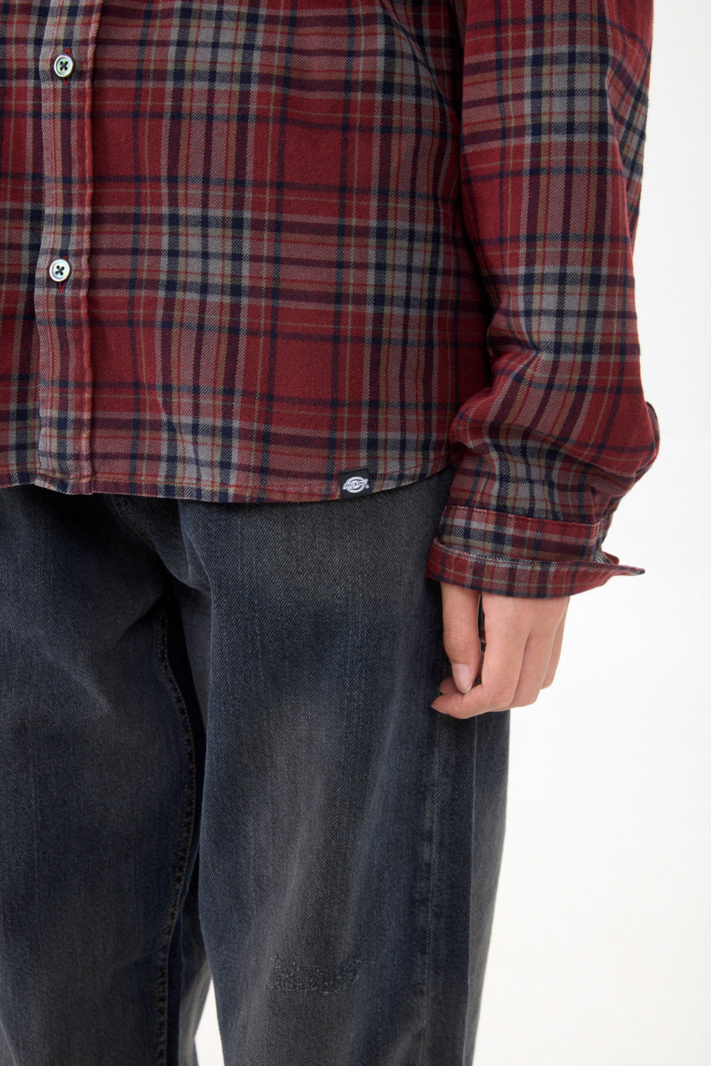 Hatchingroom - Regular Shirt Check (Dusty Red) product image 11 | TRAB K-Fashion Australia