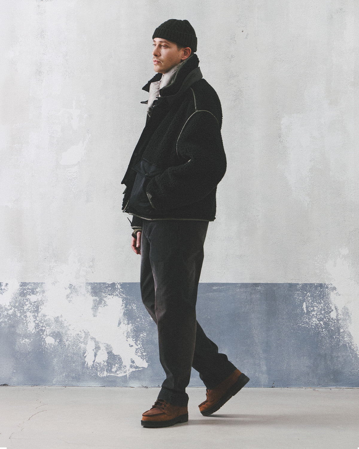 Eastlogue - Alpine Layered Fleece Jumper (Black) product image 5 | TRAB K-Fashion Australia
