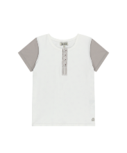 Coyseio - Dudu Reverse T-Shirt (White) product image 1 | TRAB K-Fashion Australia