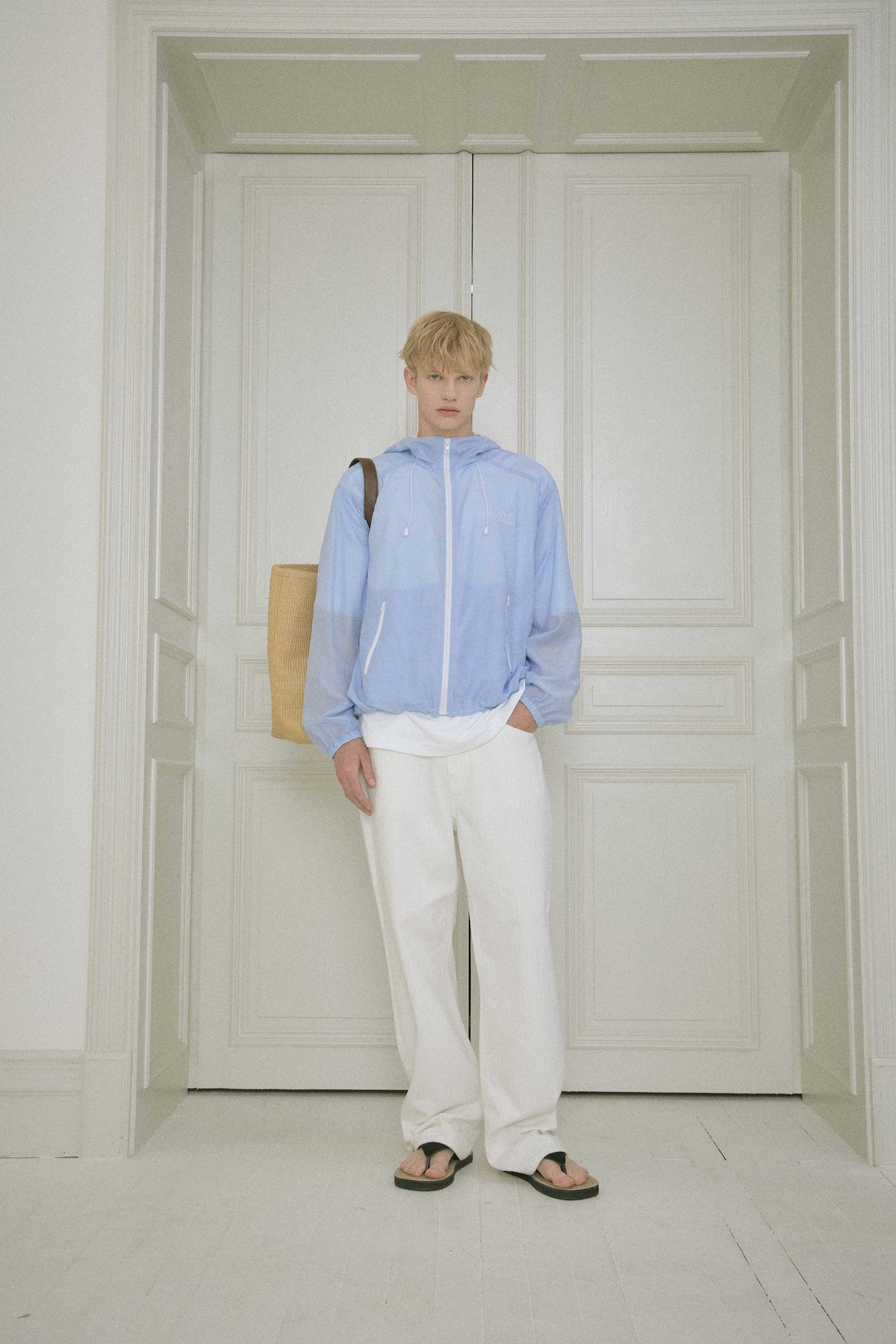 Stu - Stripe Windbreaker (Blue) product image 8 | TRAB K-Fashion Australia