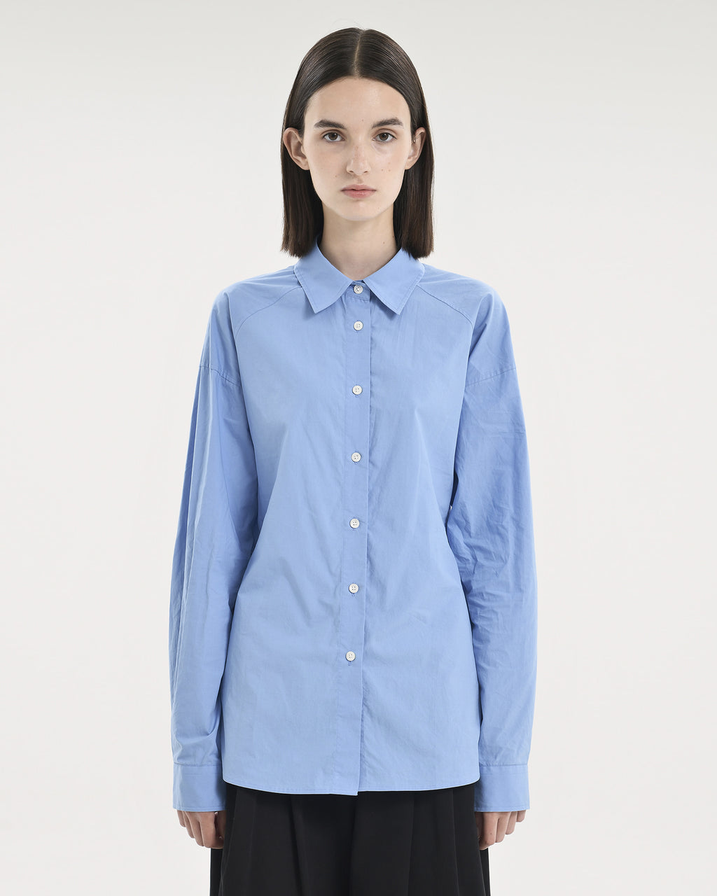 Brownyard - Line Shirt (Sax Blue) product image 1 | TRAB K-Fashion Australia