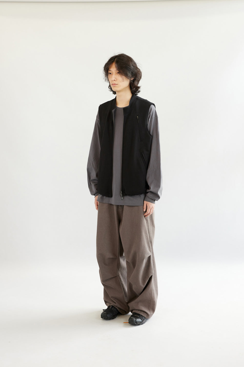 Hatchingroom - Reversible Jersey Vest (Black) product image 9 | TRAB K-Fashion Australia