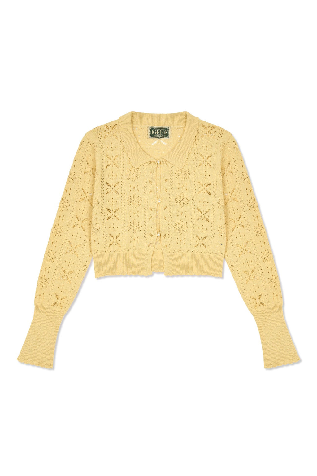 Ioedle - Flower Bomb Knit Cardigan (Yellow) product image 3 | TRAB K-Fashion Australia