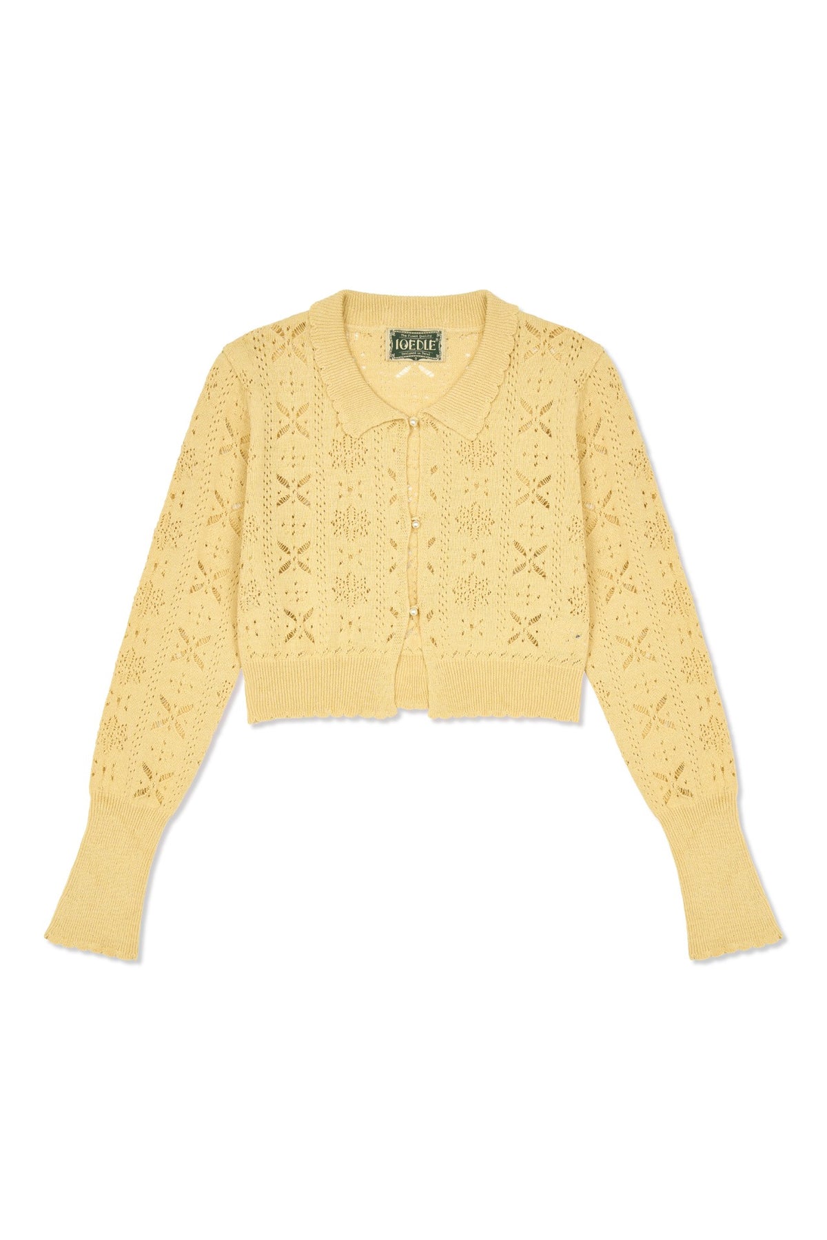 Ioedle - Flower Bomb Knit Cardigan (Yellow) product image 3 | TRAB K-Fashion Australia