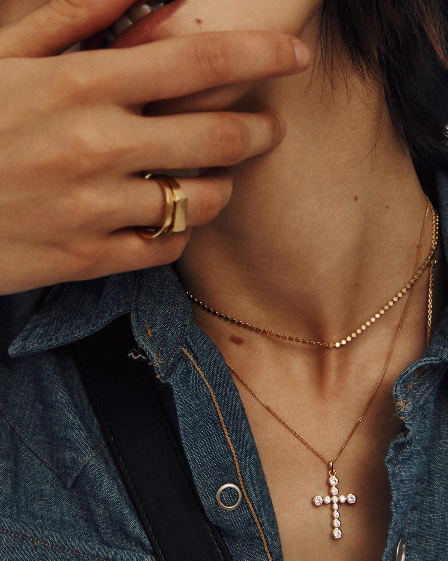 Numbering - Flat Dot Choker Necklace #7780 product image 1 | TRAB K-Fashion Australia