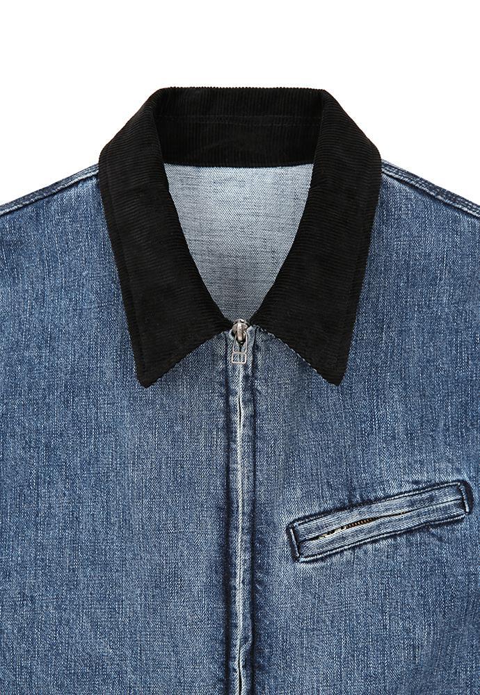 Art if acts - Marina Denim Work Jacket (Mid Blue) product image 7 | TRAB K-Fashion Australia
