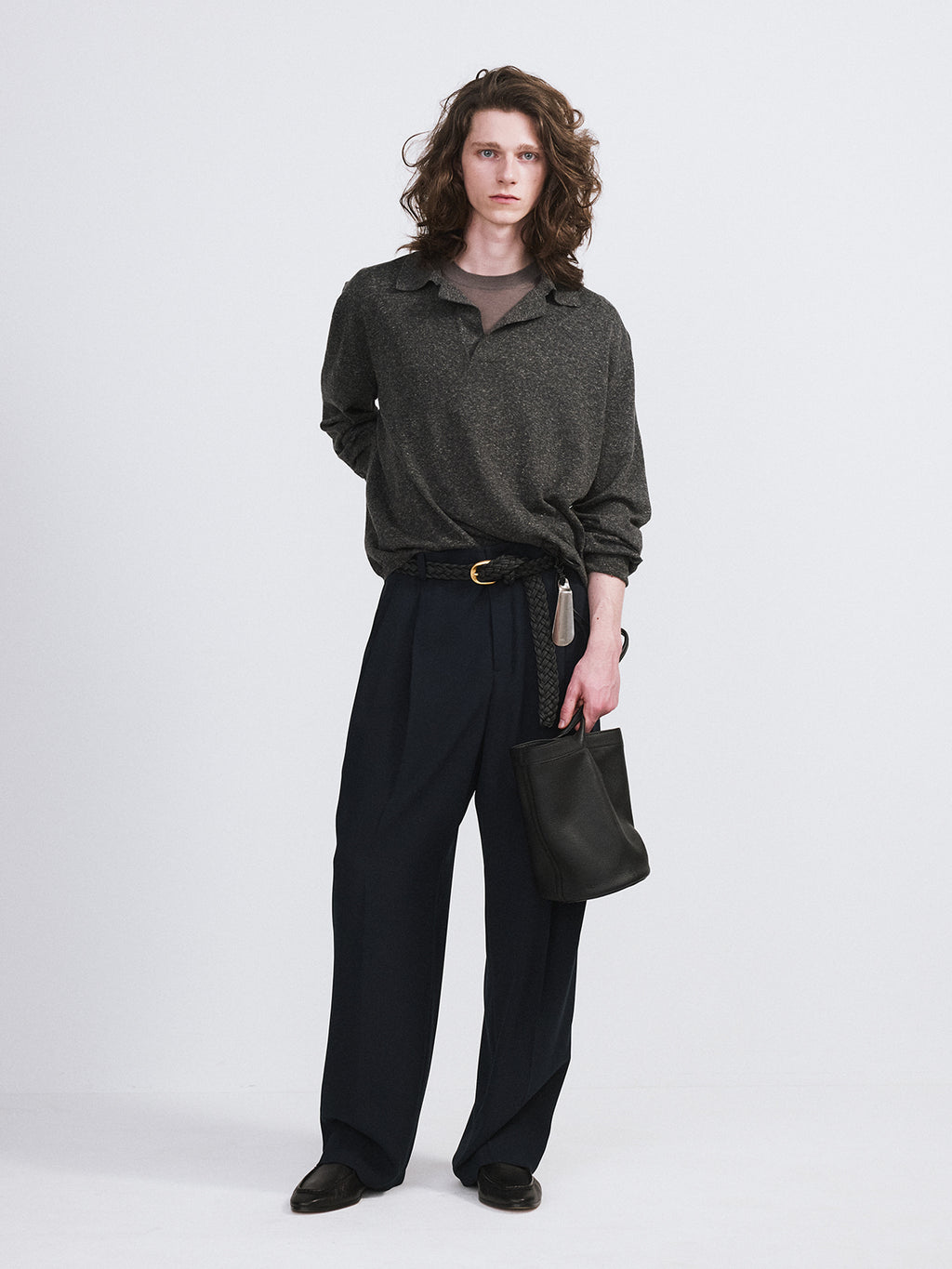 Recto - Double Pleated Suit Pants (Black) product image 4 | TRAB K-Fashion Australia