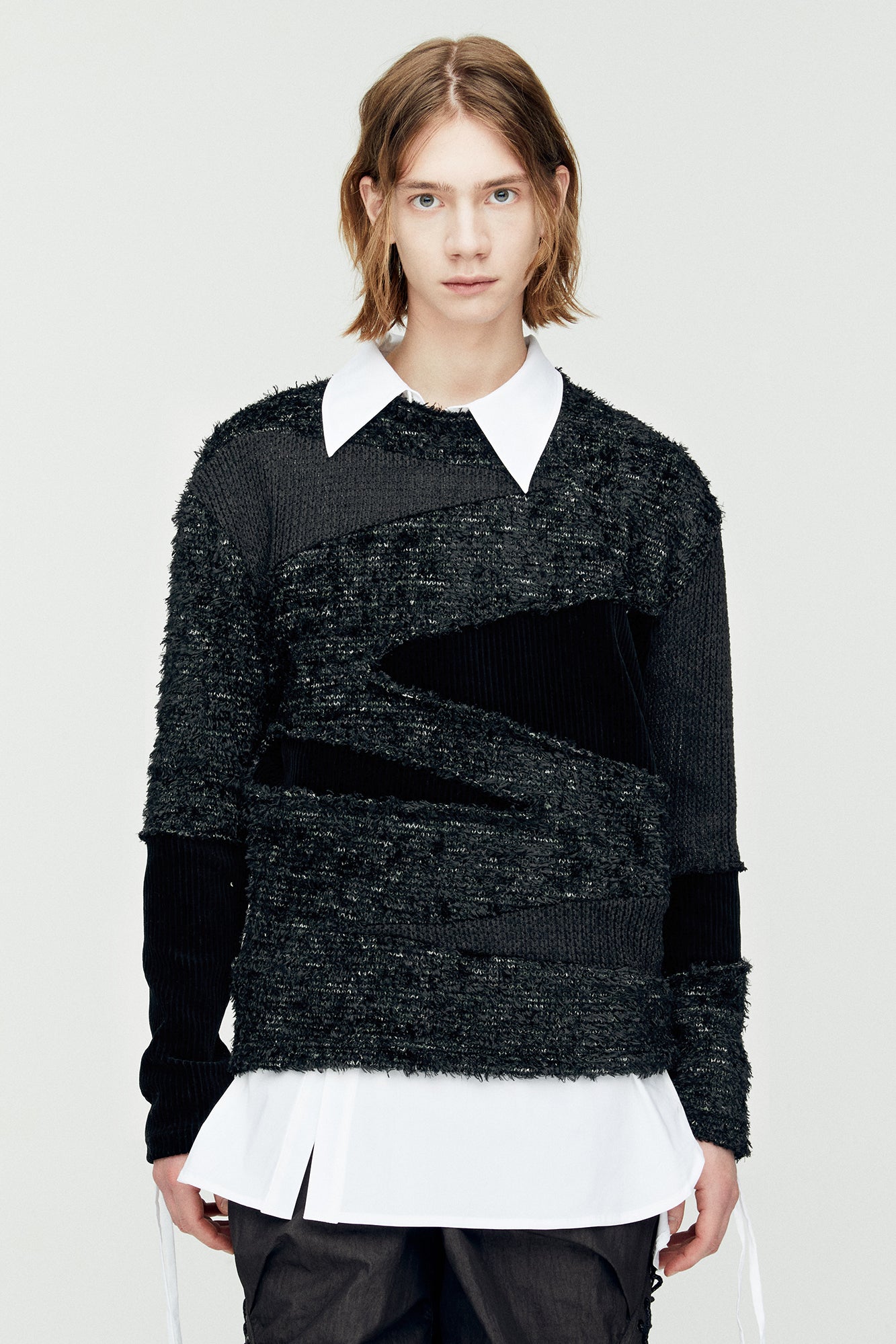 Andersson Bell - Ghillie Color Block Sweater (Black) product image 5 | TRAB K-Fashion Australia