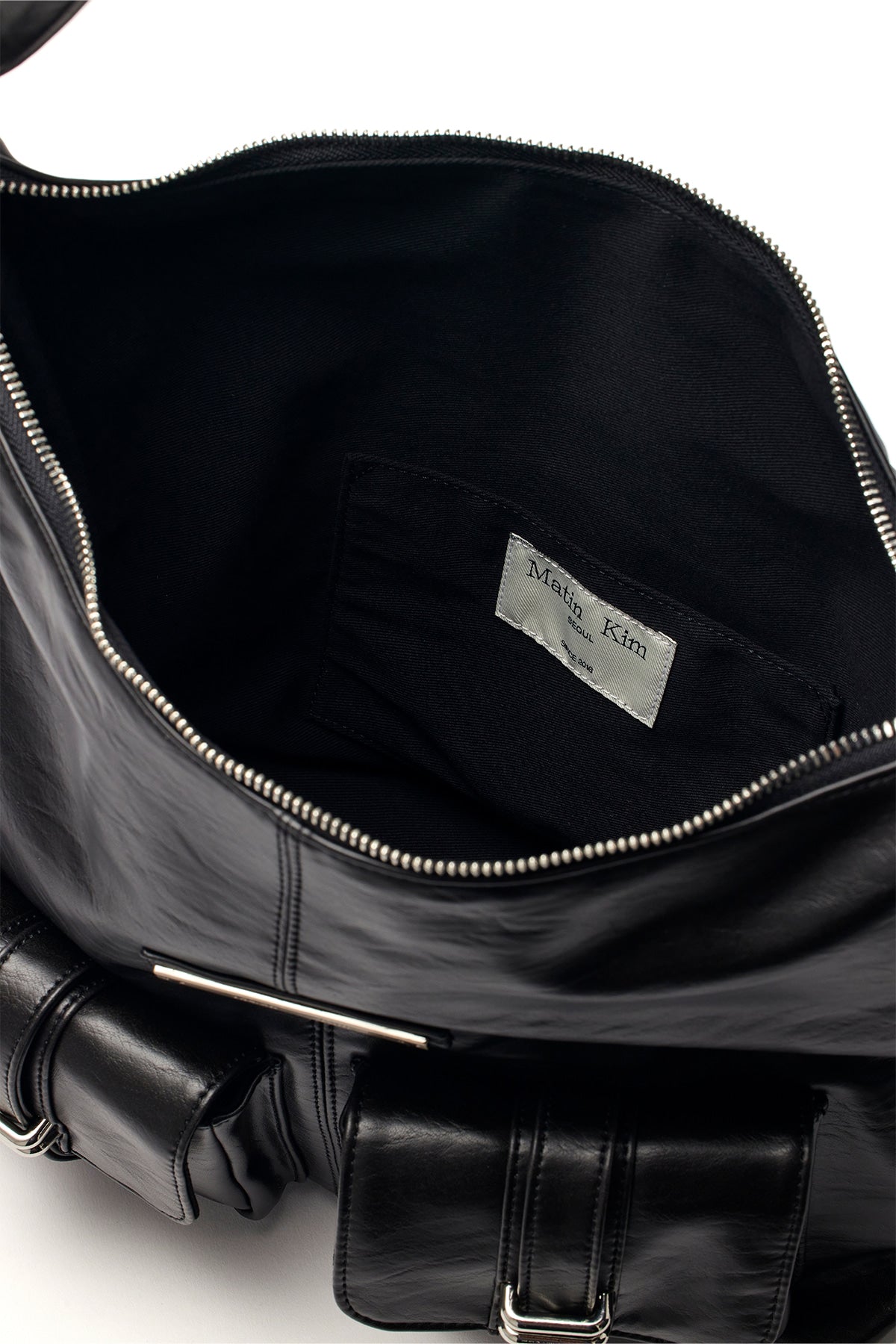 Matin Kim - Double Pocket Two Way Bag (Black) product image 4 | TRAB K-Fashion Australia