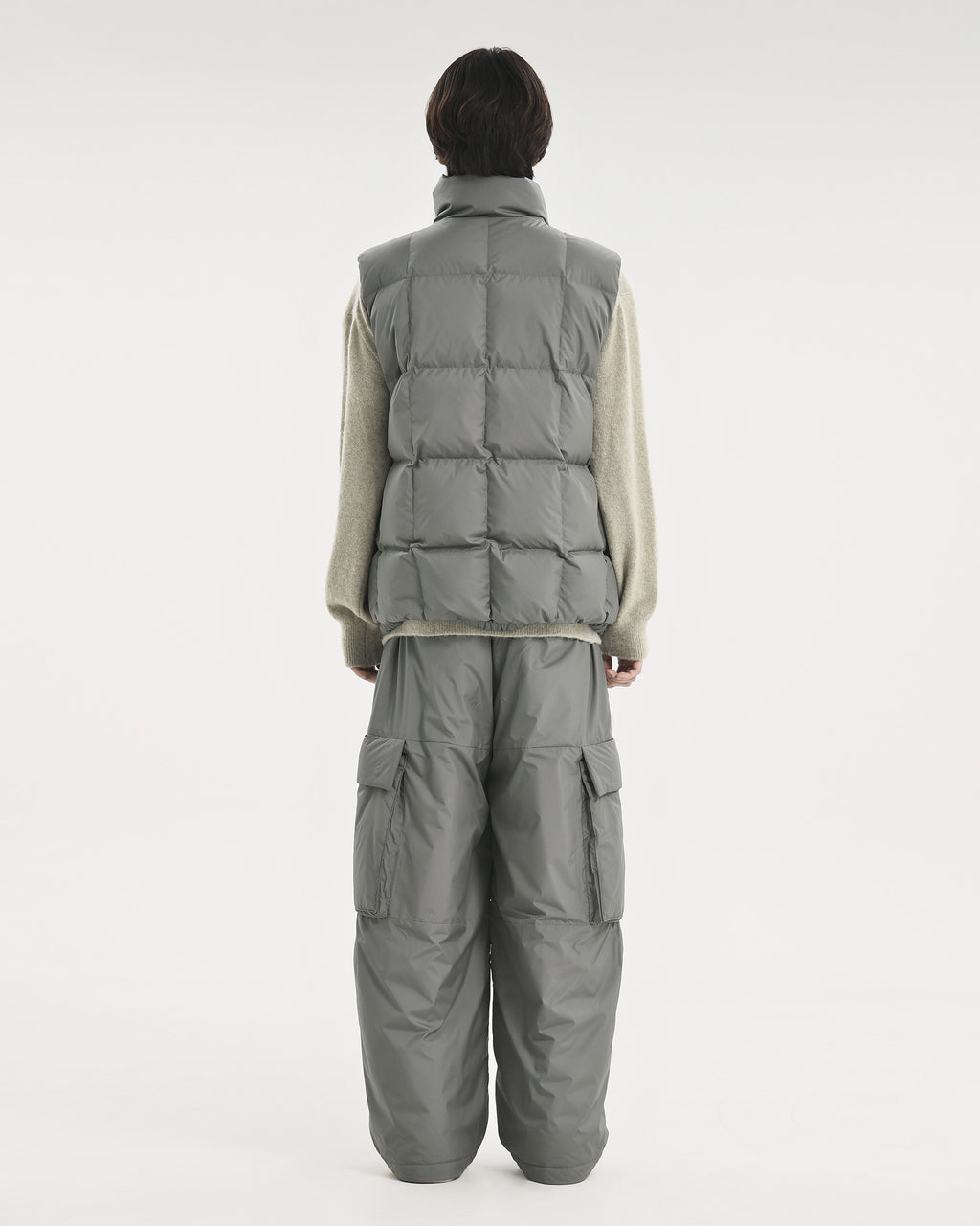 Brownyard - Travel Goose Down Vest (Olive Grey) product image 5 | TRAB K-Fashion Australia