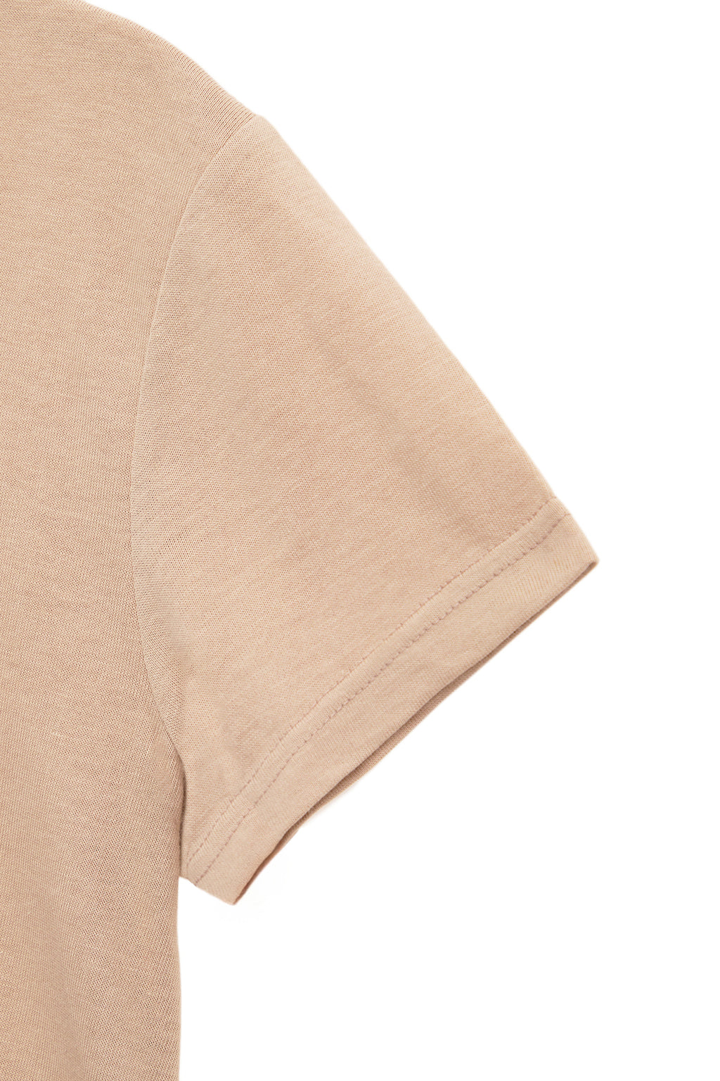 Matin Kim - Stamp Logo Graphic Crop Top (Beige) product image 5 | TRAB K-Fashion Australia