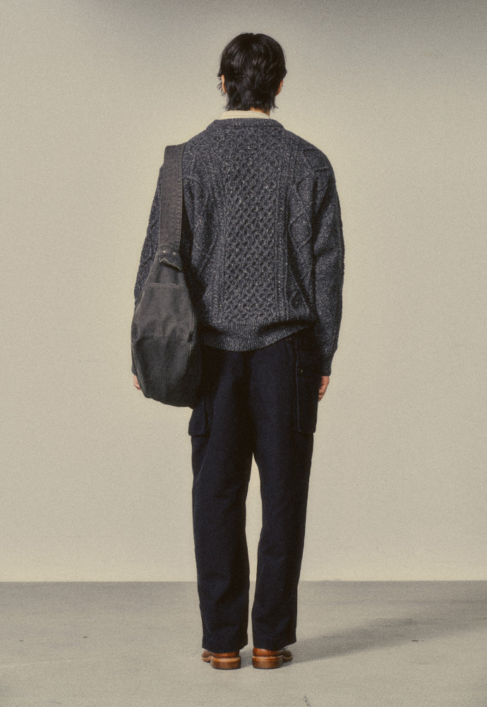 Art if acts - Fisherman Cable Sweater (Charcoal) product image 3 | TRAB K-Fashion Australia