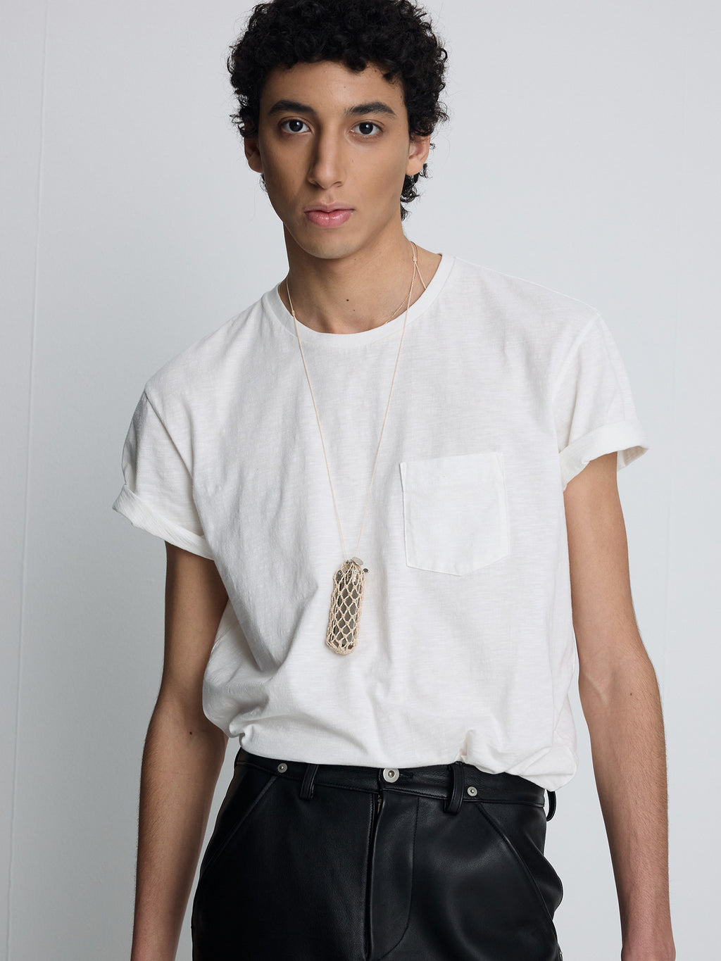 Tonywack - Soft Slub Jersey Pocket T-Shirt (Off White) product image 5 | TRAB K-Fashion Australia