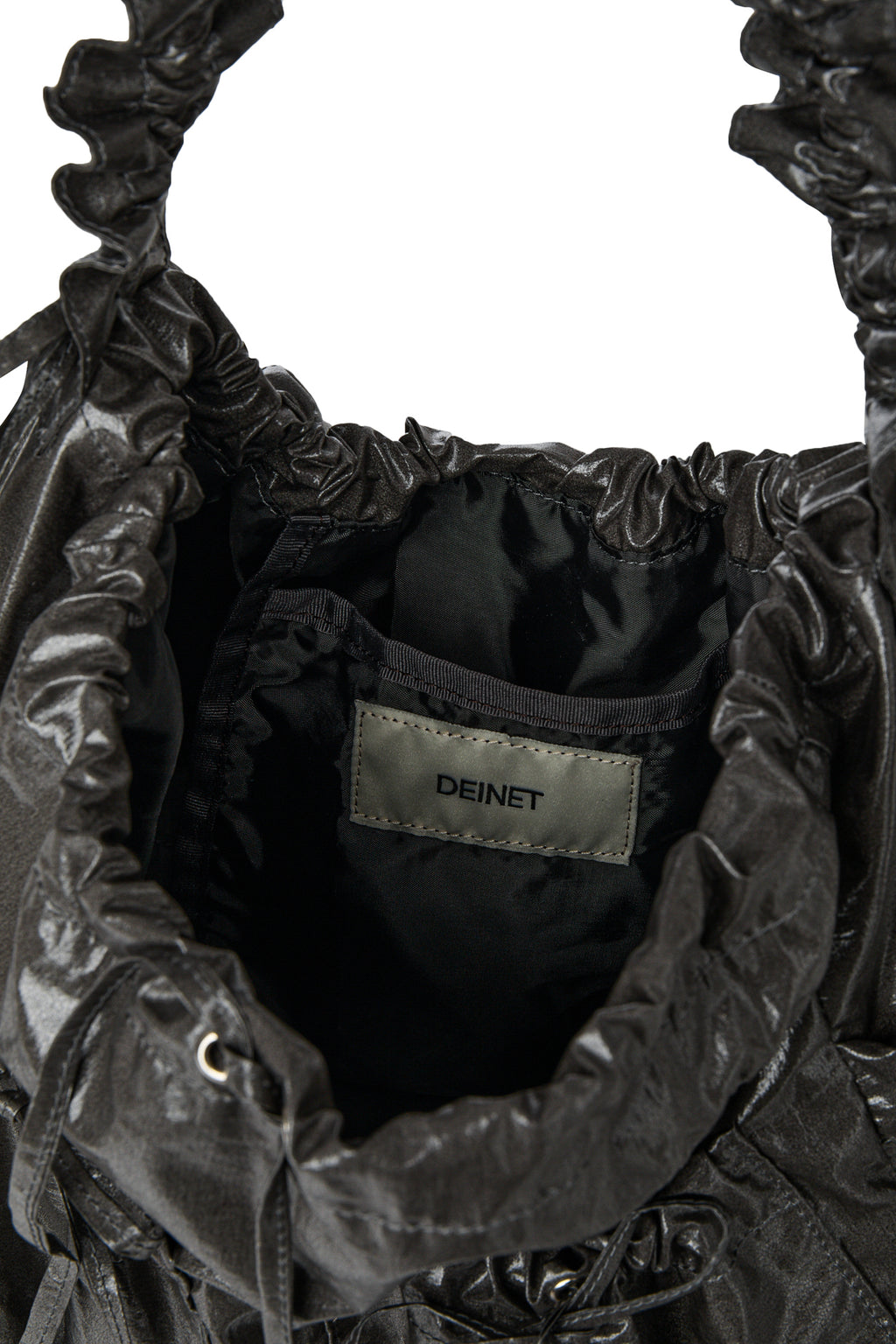 Deinet - Deinet Coating Shirring Bag (Black) product image 7 | TRAB K-Fashion Australia