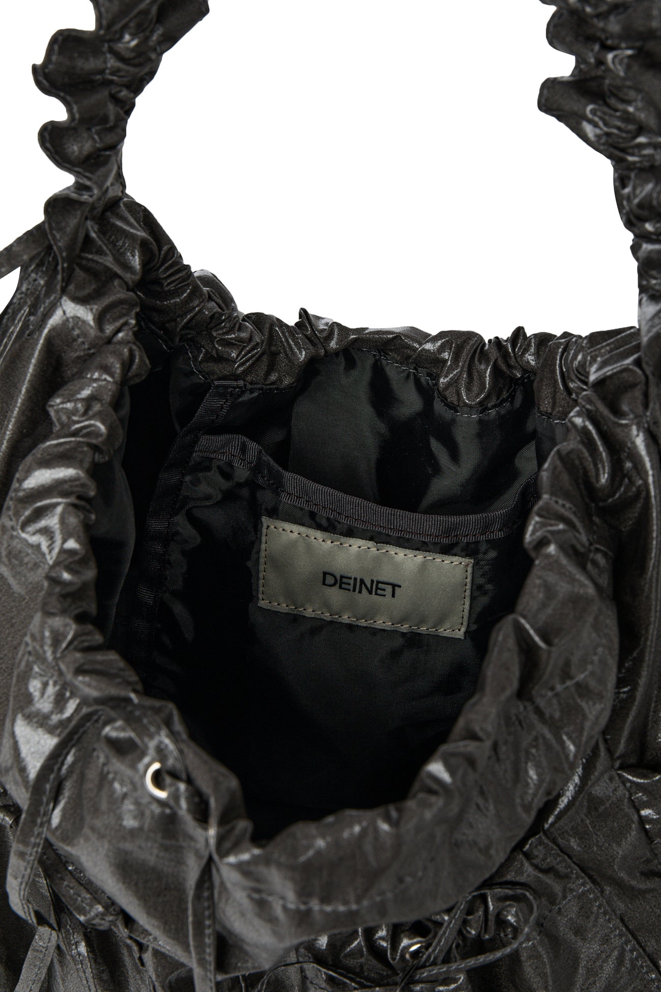 Deinet - Deinet Coating Shirring Bag (Black) product image 7 | TRAB K-Fashion Australia