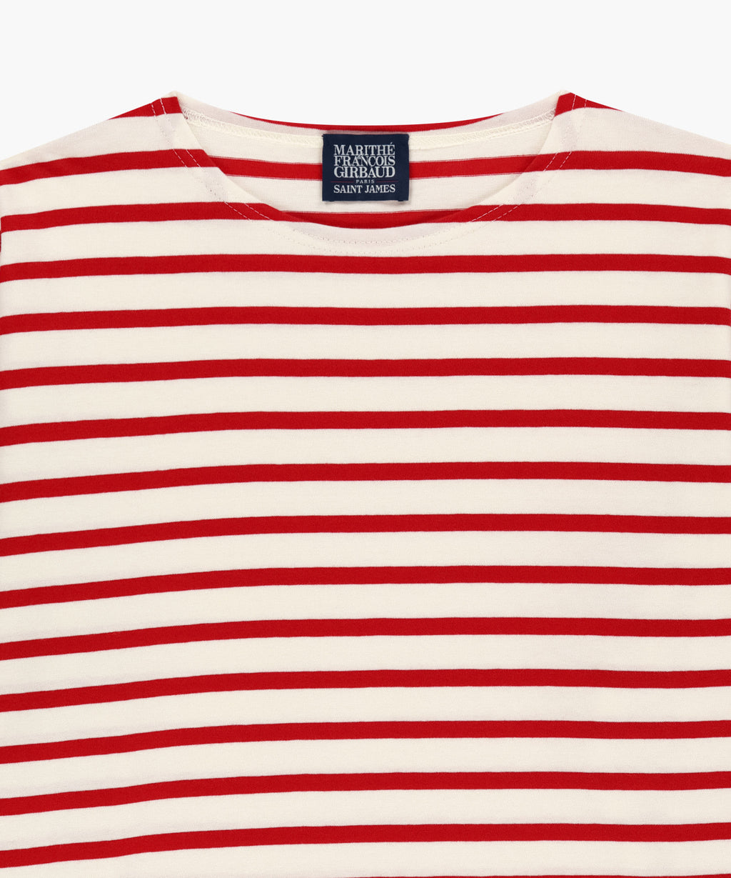 Marithe & Francois Girbaud - Marithe X Saint James Minquiers 18 Long Sleeve (Cream) product image 6 | TRAB K-Fashion Australia