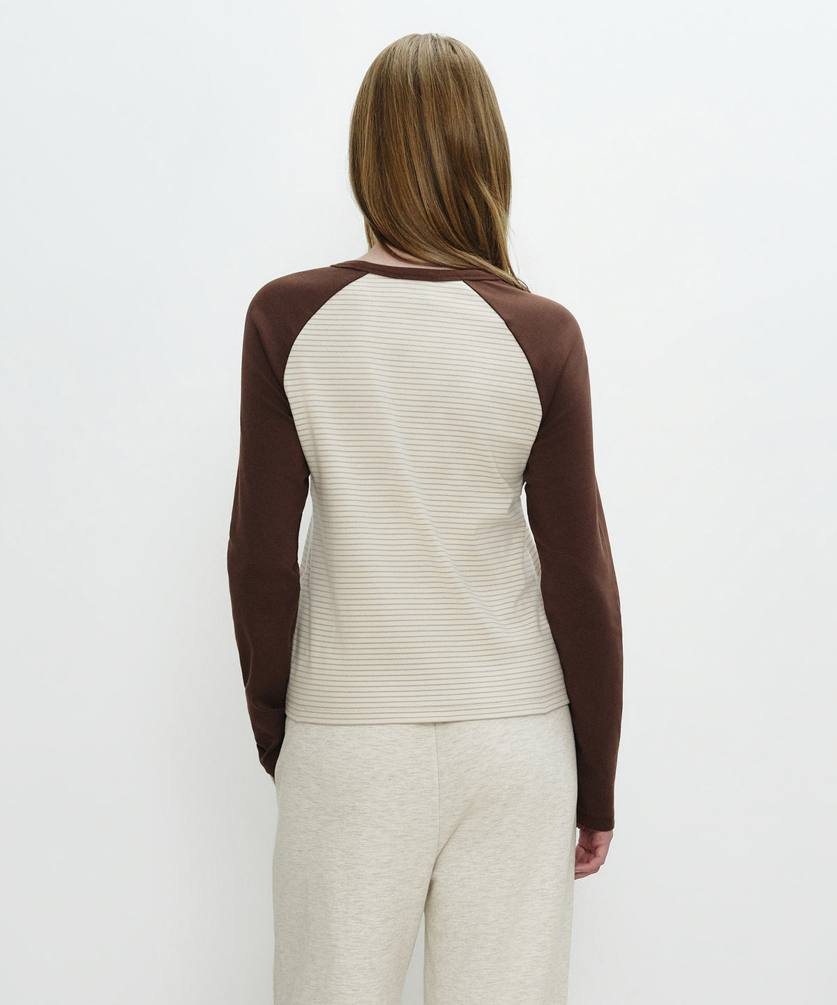 Marithe & Francois Girbaud - Basic Raglan Long Sleeve (Butter) product image 3 | TRAB K-Fashion Australia