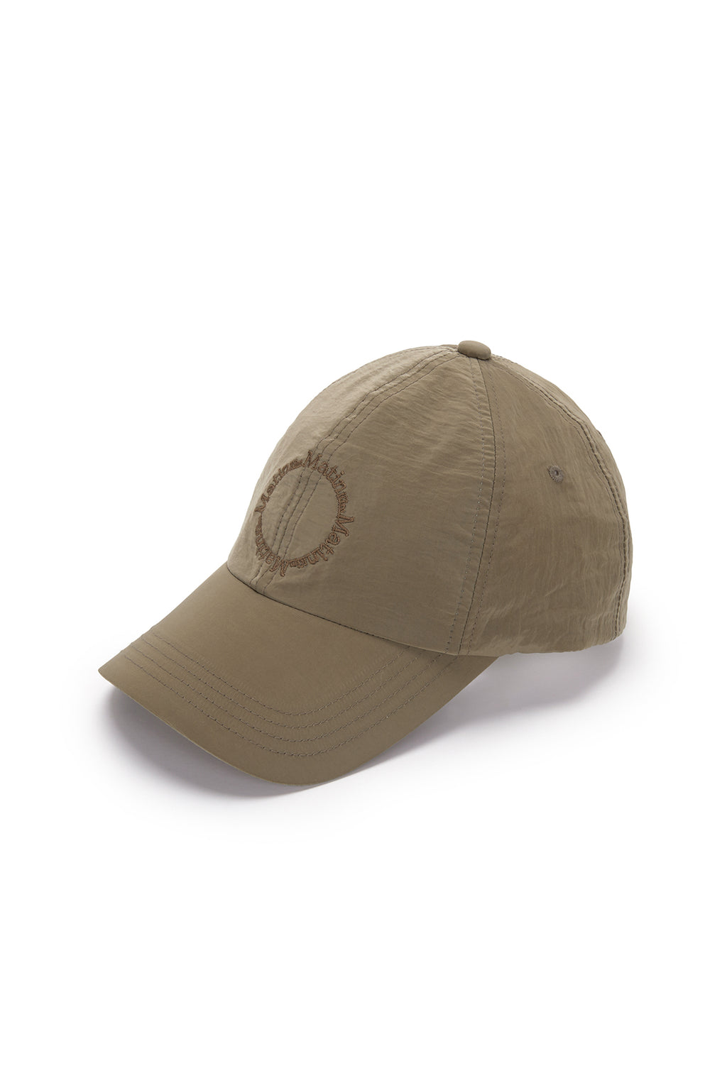 Matin Kim - Crisp Logo Ball Cap (Dark Beige) product image 2 | TRAB K-Fashion Australia