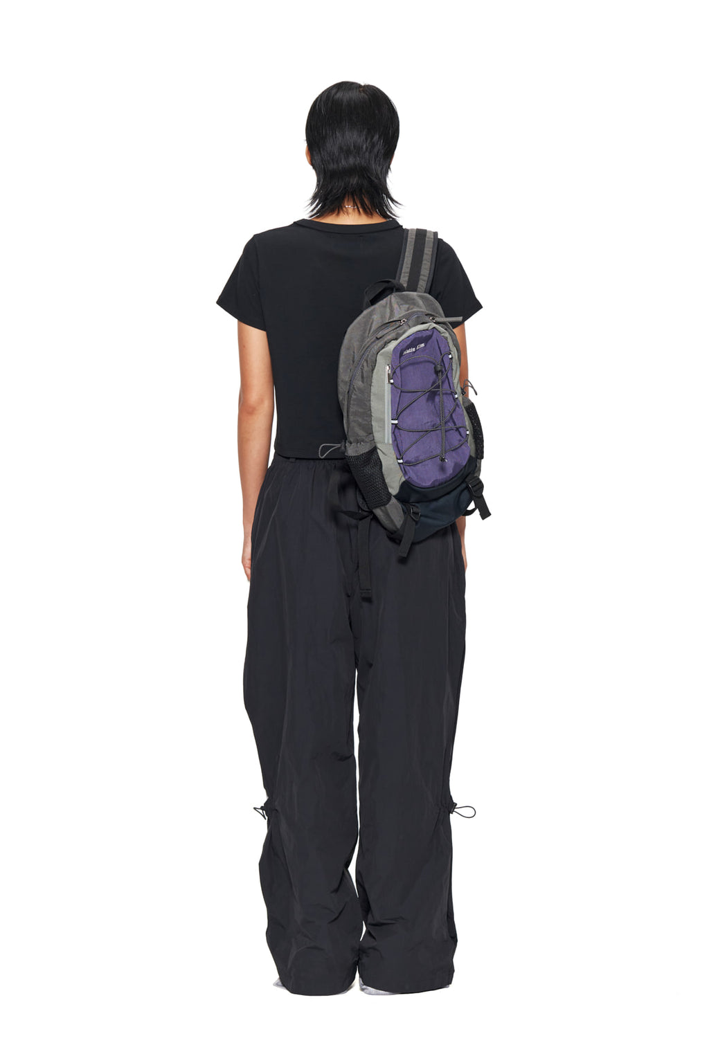 Matin Kim - Logo Crop Top (Black) product image 7 | TRAB K-Fashion Australia