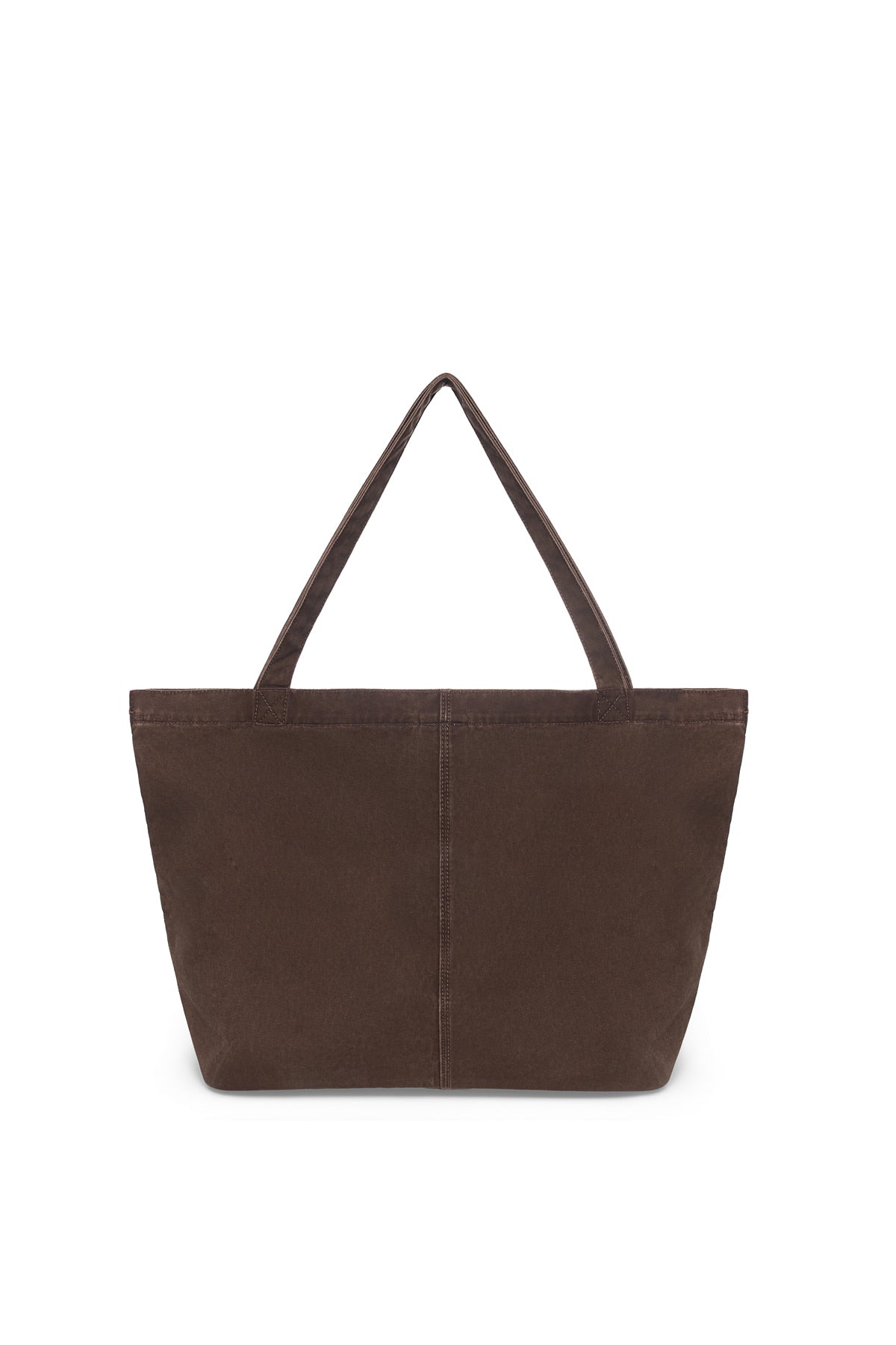 Matin Kim - Vintage Washed Cotton Shoulder Bag (Brown) product image 6 | TRAB K-Fashion Australia