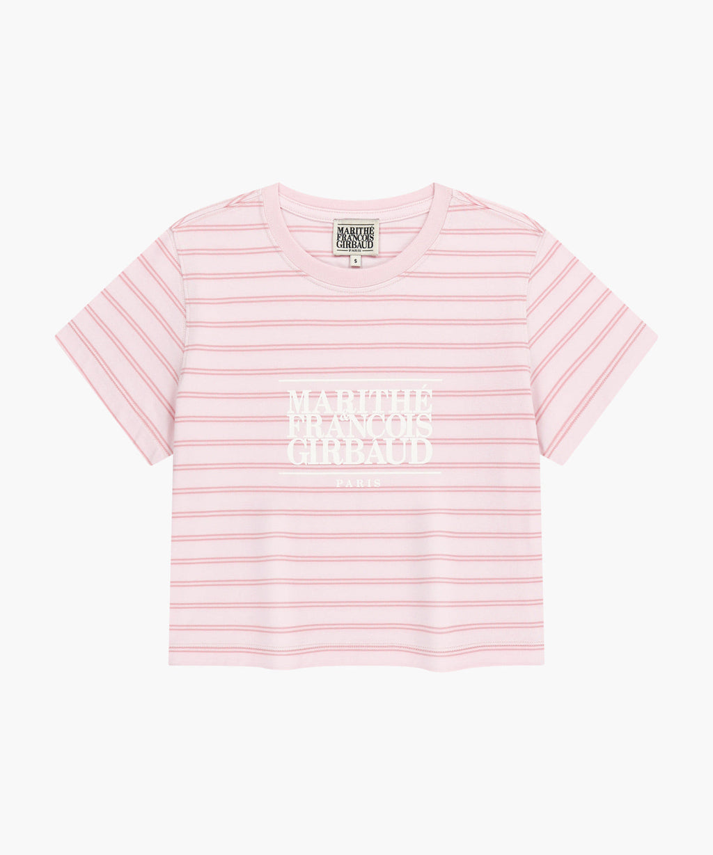 Marithe & Francois Girbaud - Classic Logo Crop Tee (Pink) product image 6 | TRAB K-Fashion Australia