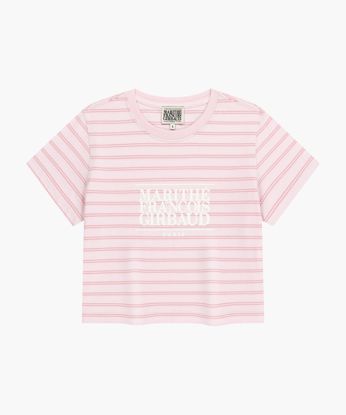 Marithe & Francois Girbaud - Classic Logo Crop Tee (Pink) product image 6 | TRAB K-Fashion Australia