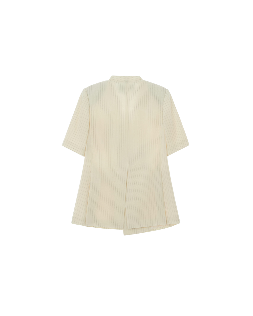 Kimhe Kim - Draped Collarless Wool Jacket (Ivory) product image 7 | TRAB K-Fashion Australia