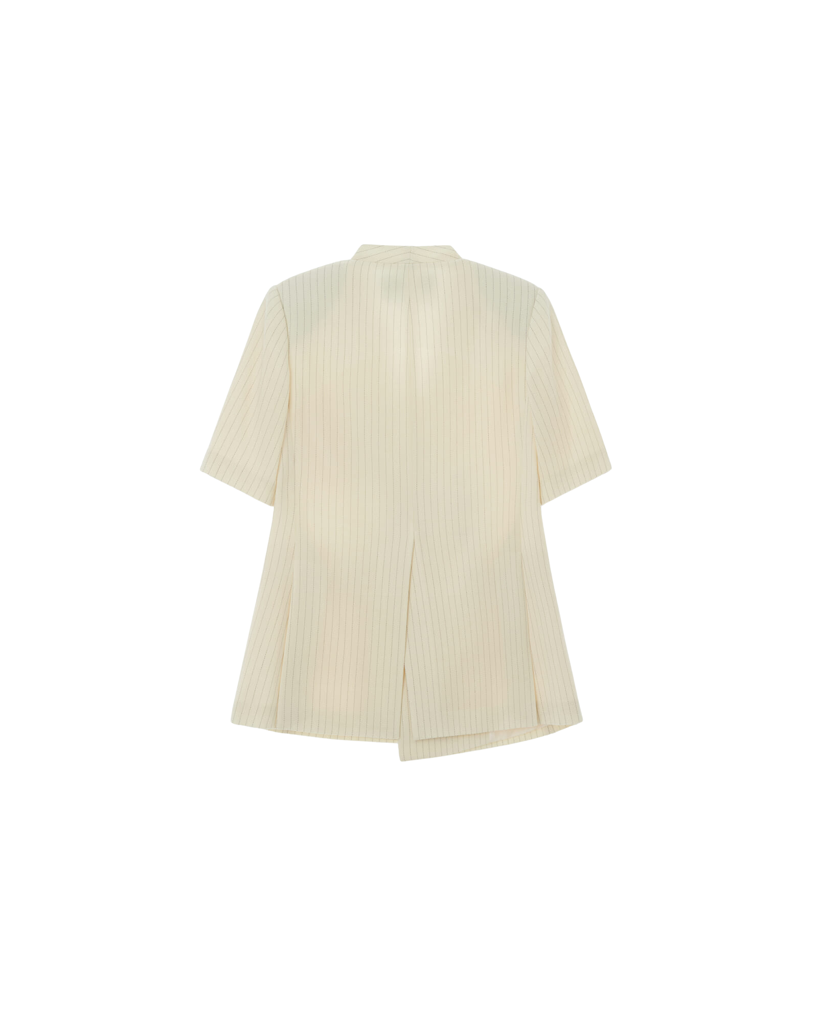 Kimhe Kim - Draped Collarless Wool Jacket (Ivory) product image 7 | TRAB K-Fashion Australia
