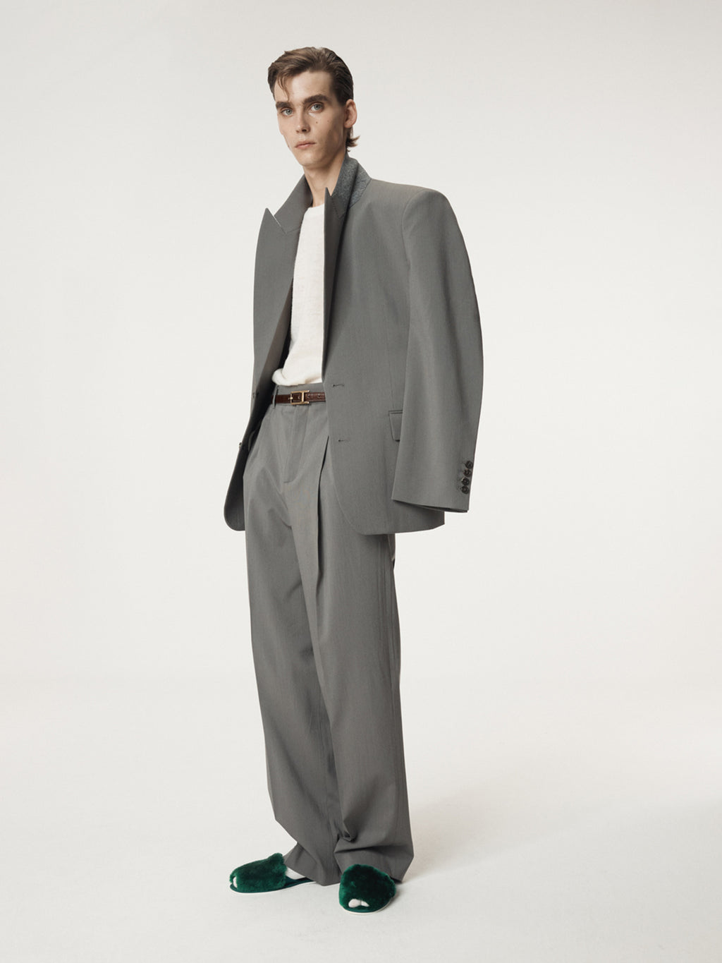 Recto - Structured Single Suit Jacket (Midnight Grey) product image 3 | TRAB K-Fashion Australia