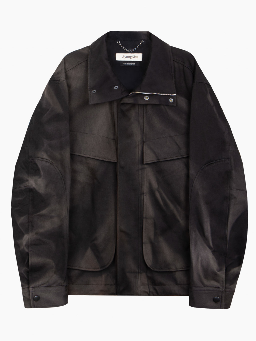 Jiyong Kim - Sun-Bleached Work Jacket (Black) product image 9 | TRAB K-Fashion Australia