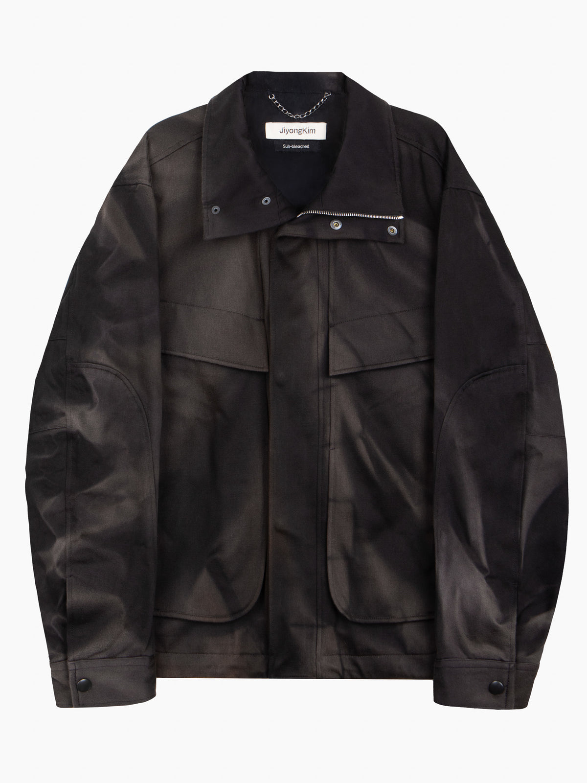 Jiyong Kim - Sun-Bleached Work Jacket (Black) product image 9 | TRAB K-Fashion Australia