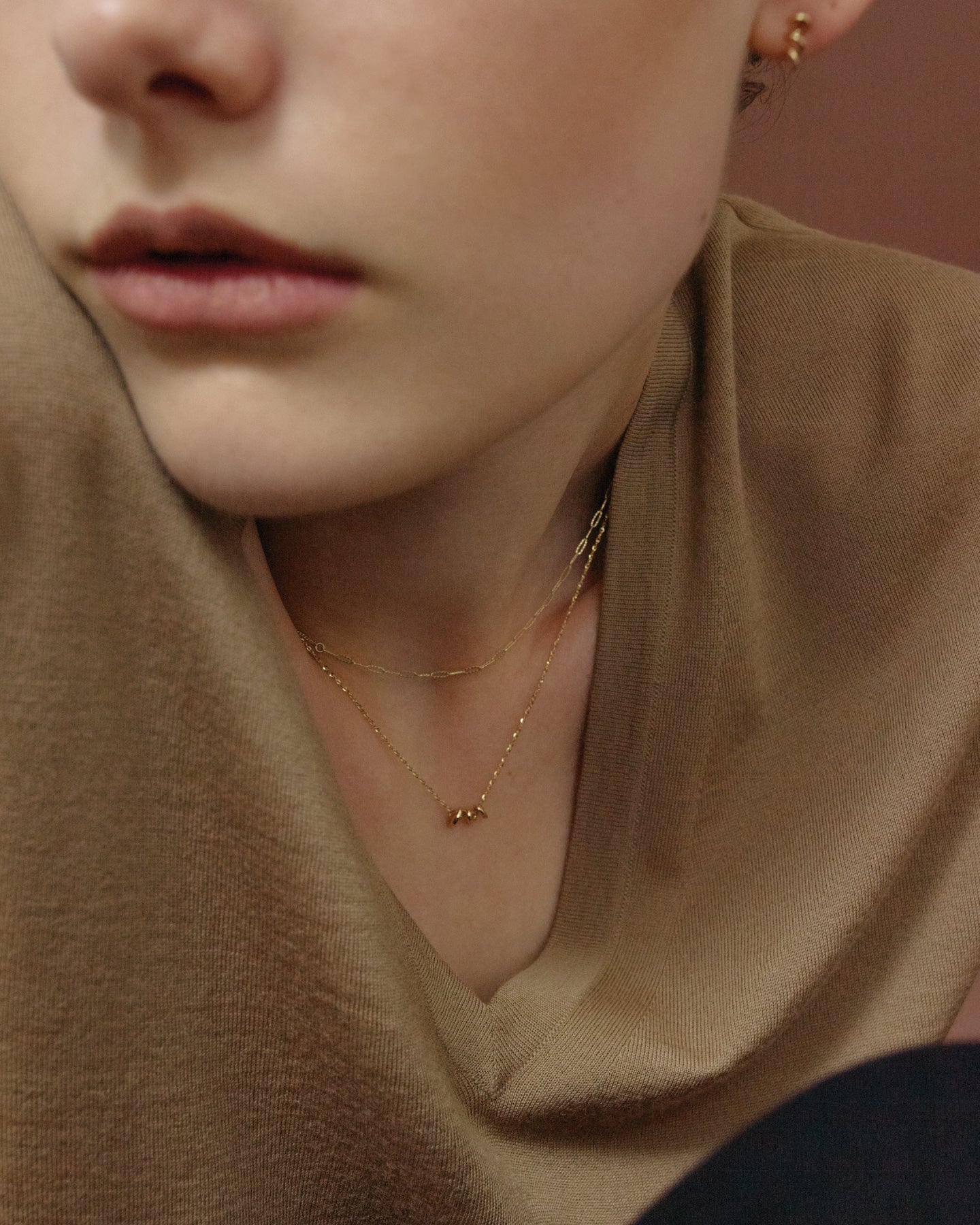 Numbering - Fluid Spiral Pendant Necklace #2708 product image 2 | TRAB K-Fashion Australia