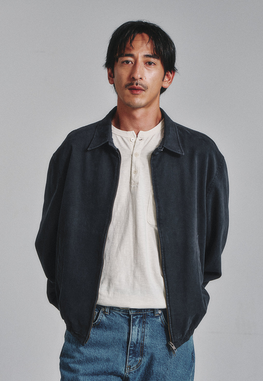 Art if acts - Washed Swing Jacket (Vintage Navy) product image 6 | TRAB K-Fashion Australia
