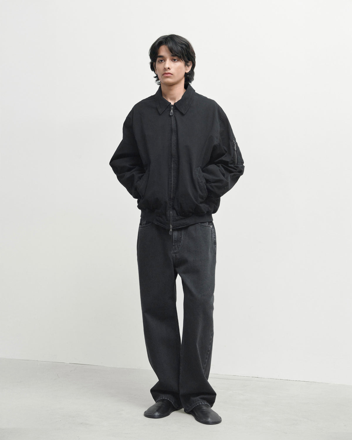 Brownyard - Washed Tanker Jacket (Black) product image 1 | TRAB K-Fashion Australia