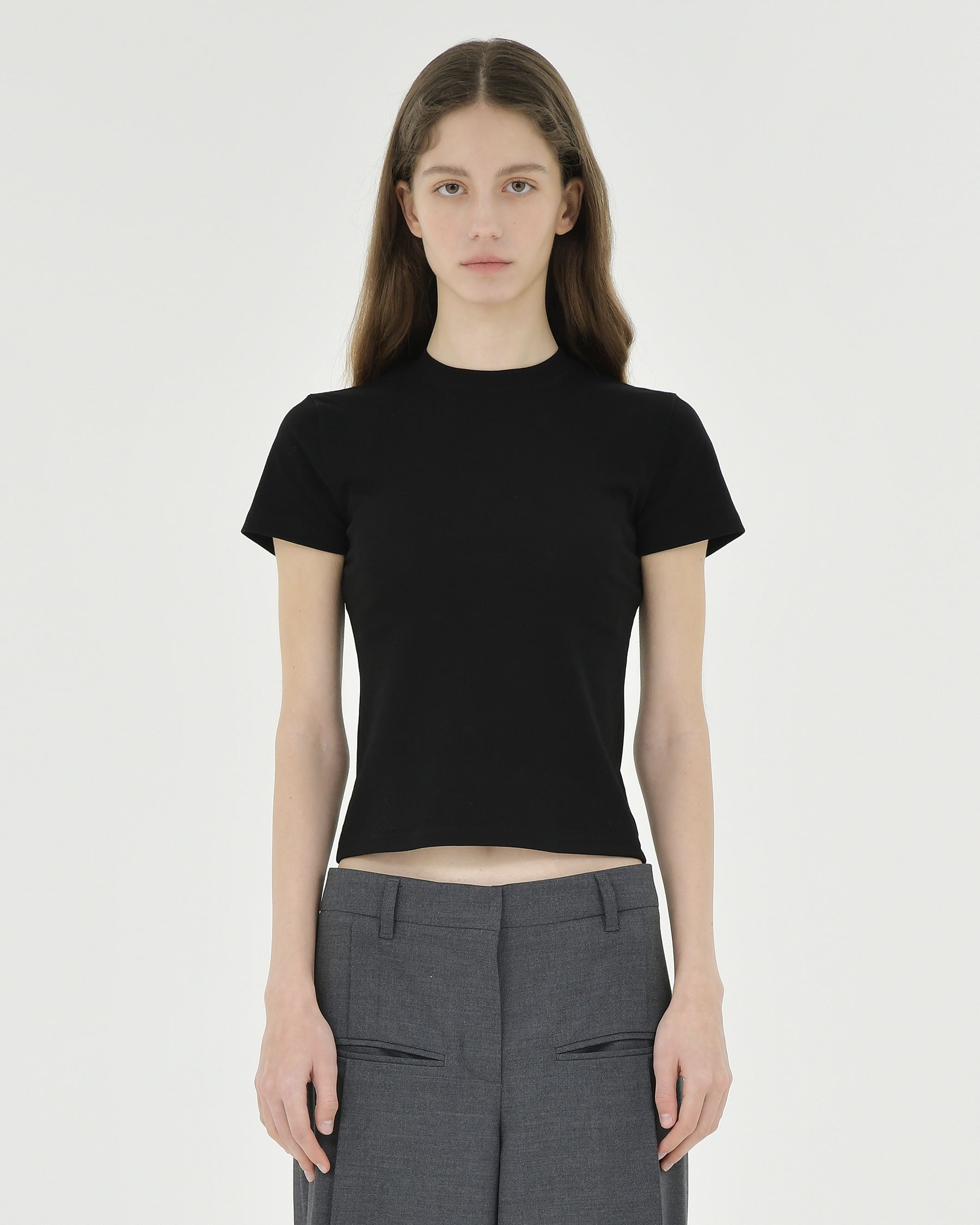Brownyard - Shrunk T Shirt (Black) product image 1 | TRAB K-Fashion Australia