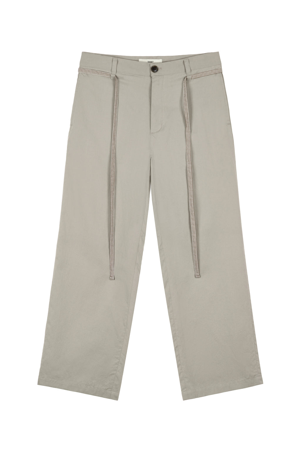 Deinet - Deinet Check String Pants (Beige) product image 1 | TRAB K-Fashion Australia