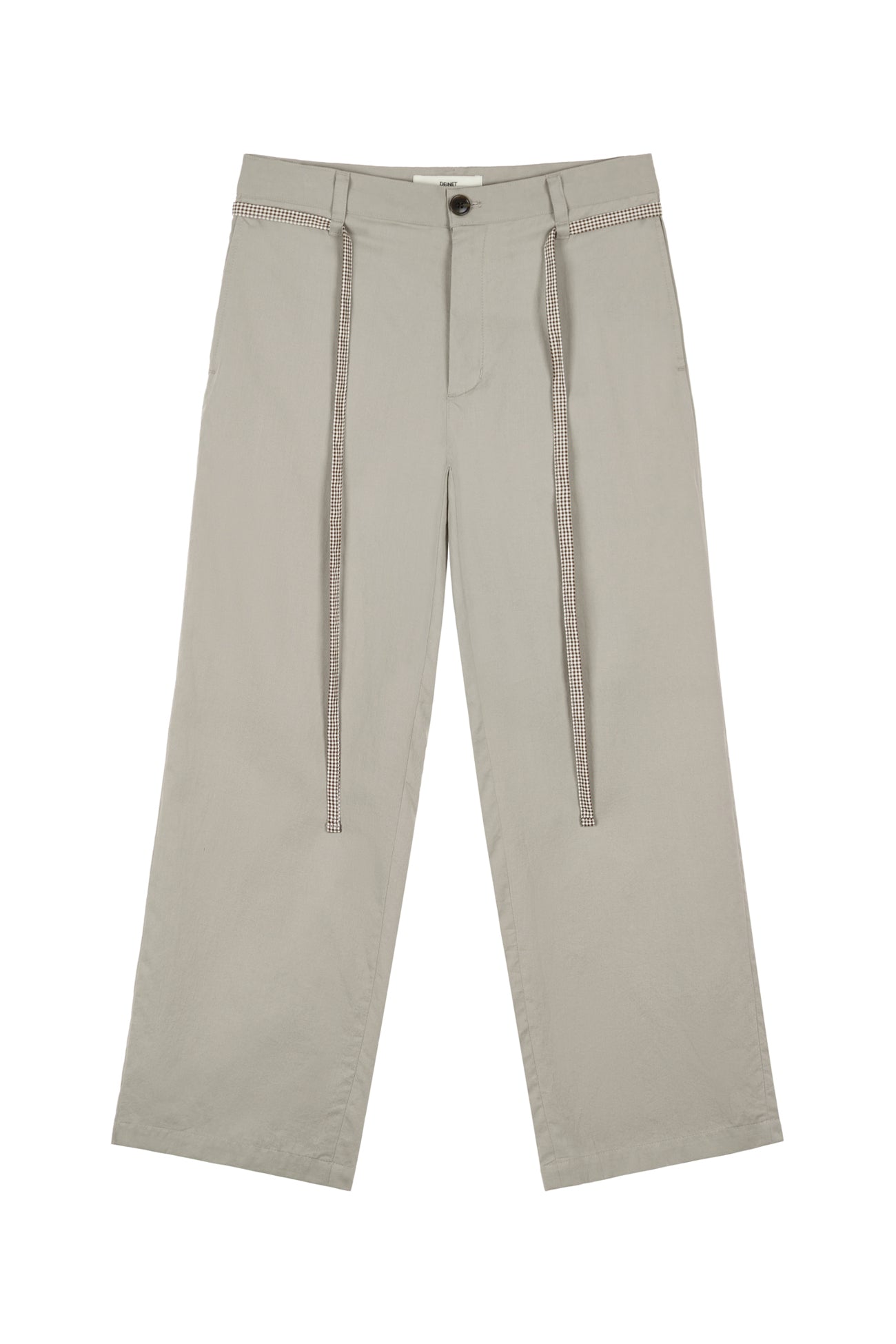 Deinet - Deinet Check String Pants (Beige) product image 1 | TRAB K-Fashion Australia