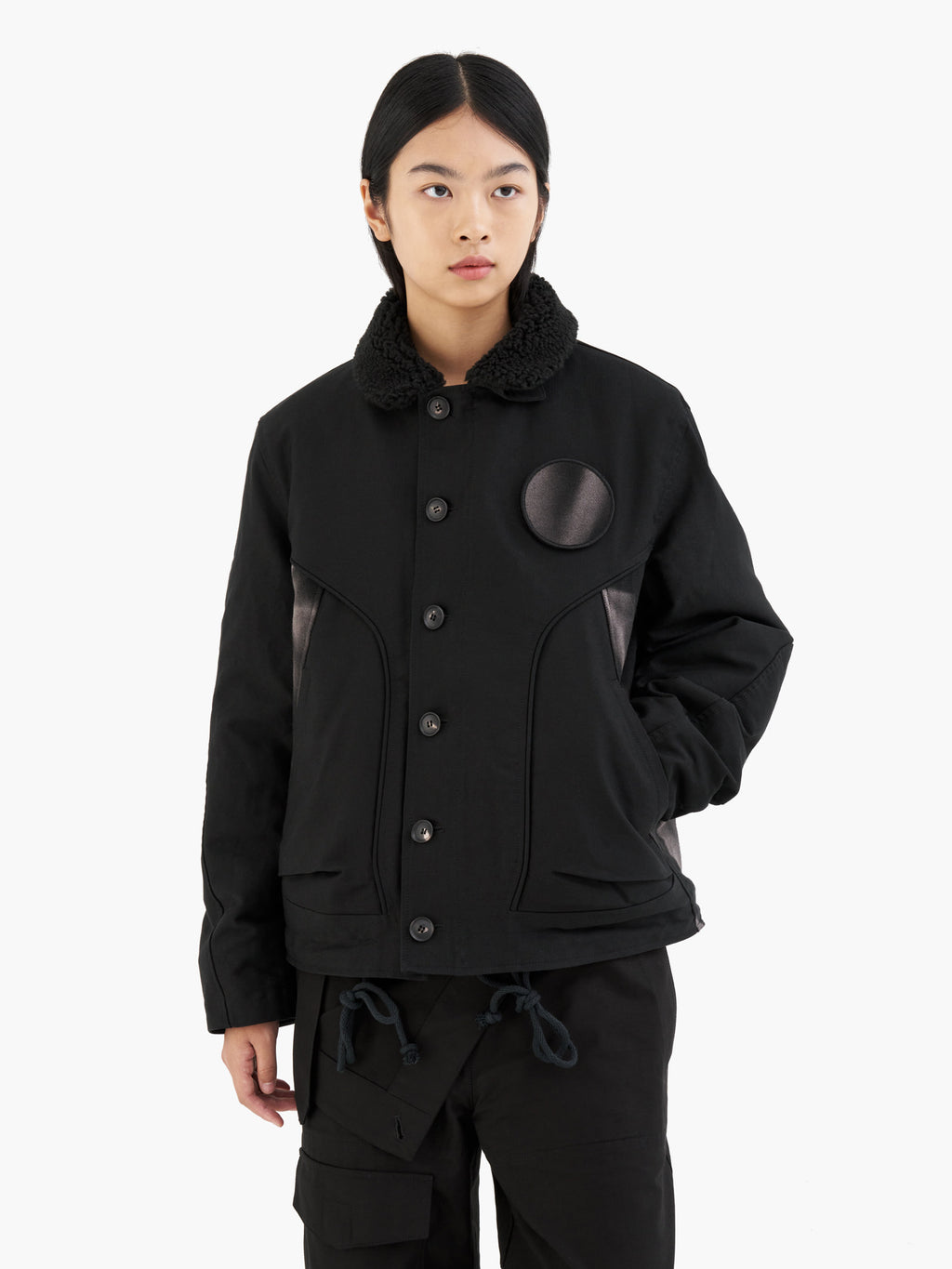 Jiyong Kim - Sun-Bleached Deck Jacket (Black) product image 5 | TRAB K-Fashion Australia
