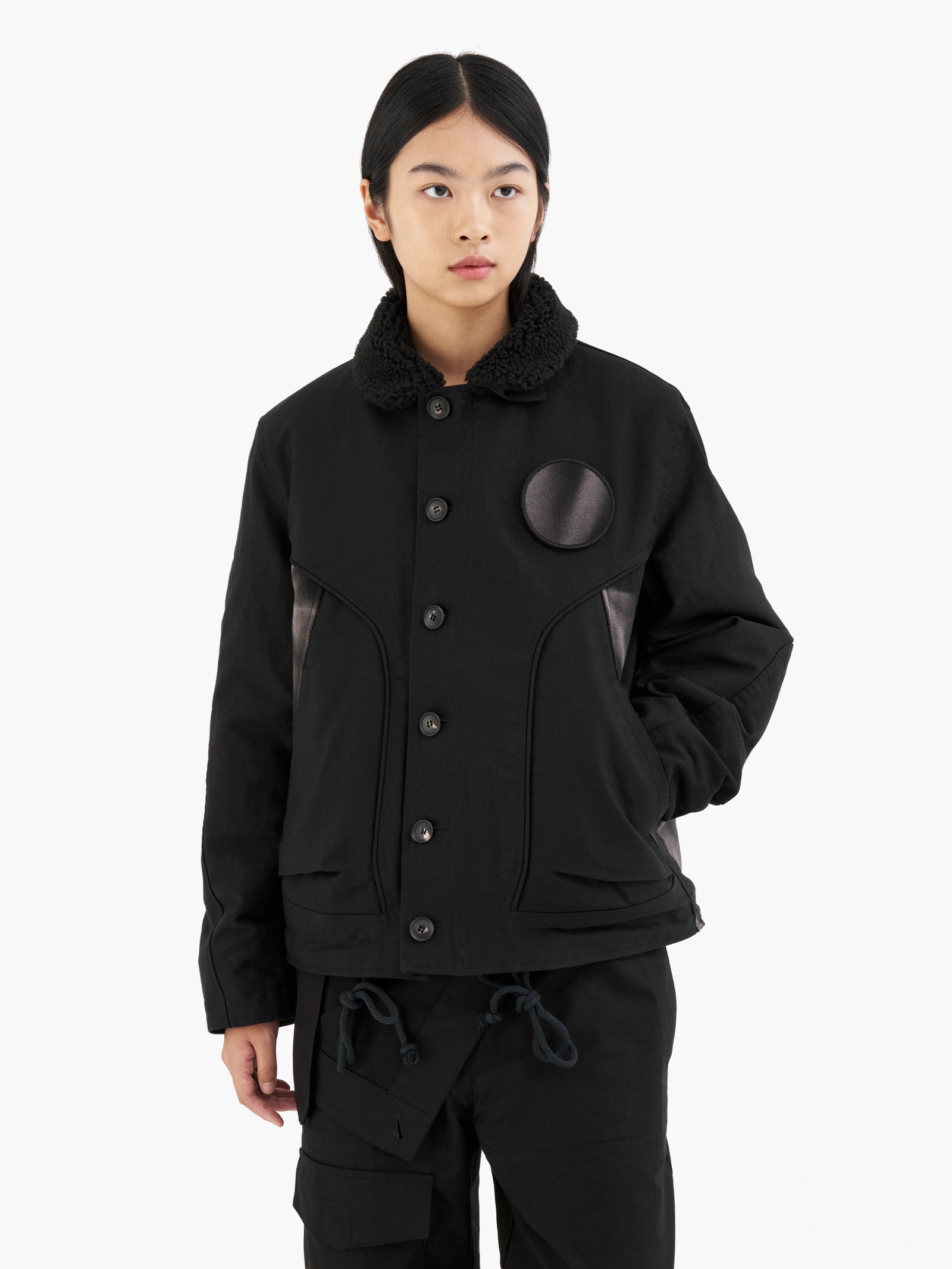 Jiyong Kim - Sun-Bleached Deck Jacket (Black) product image 5 | TRAB K-Fashion Australia