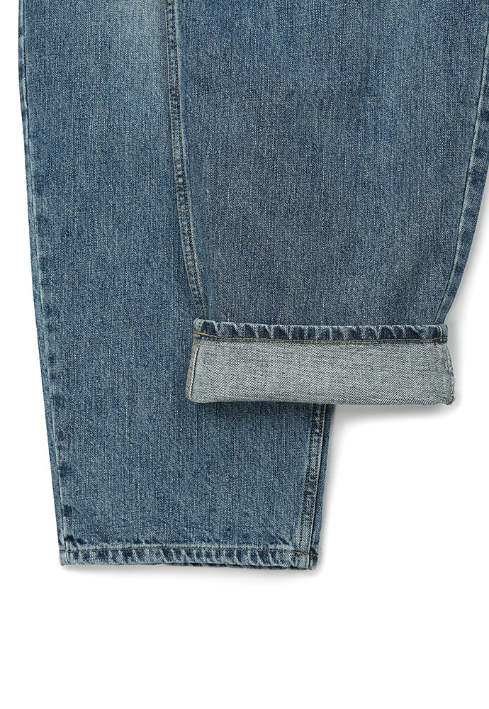 Art if acts - One Tuck Curve Denim Pants (Washed Blue) product image 11 | TRAB K-Fashion Australia