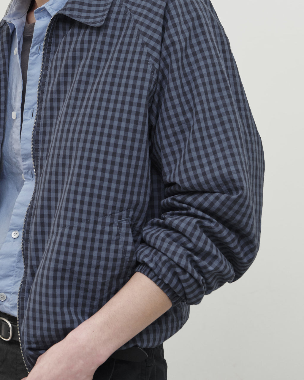 Brownyard - Check Blouson (Blue) product image 5 | TRAB K-Fashion Australia