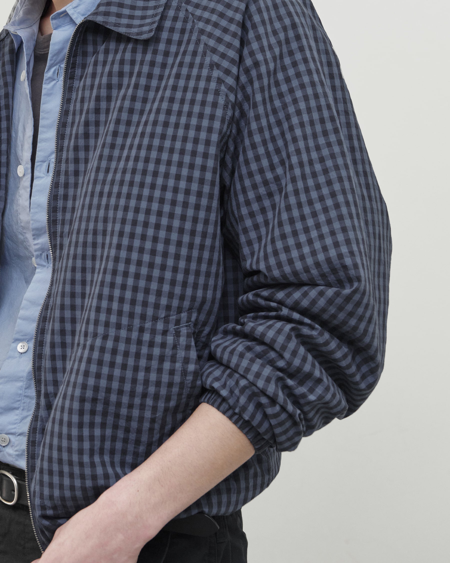 Brownyard - Check Blouson (Blue) product image 5 | TRAB K-Fashion Australia