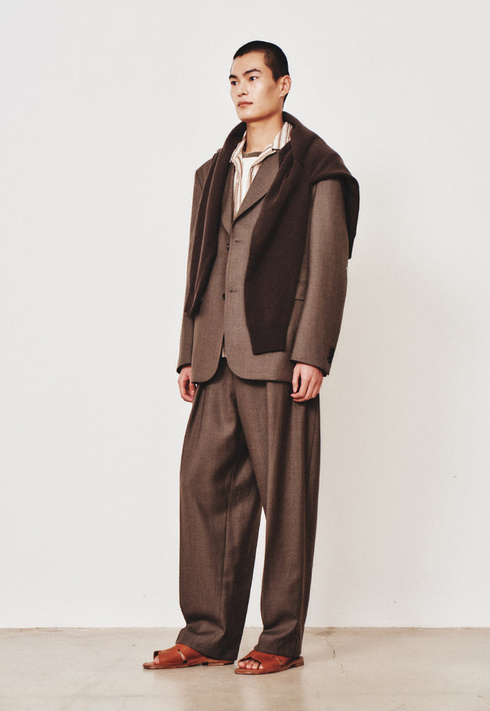 Art if acts - 2 Button Wool Blazer (Cliff Brown) product image 2 | TRAB K-Fashion Australia
