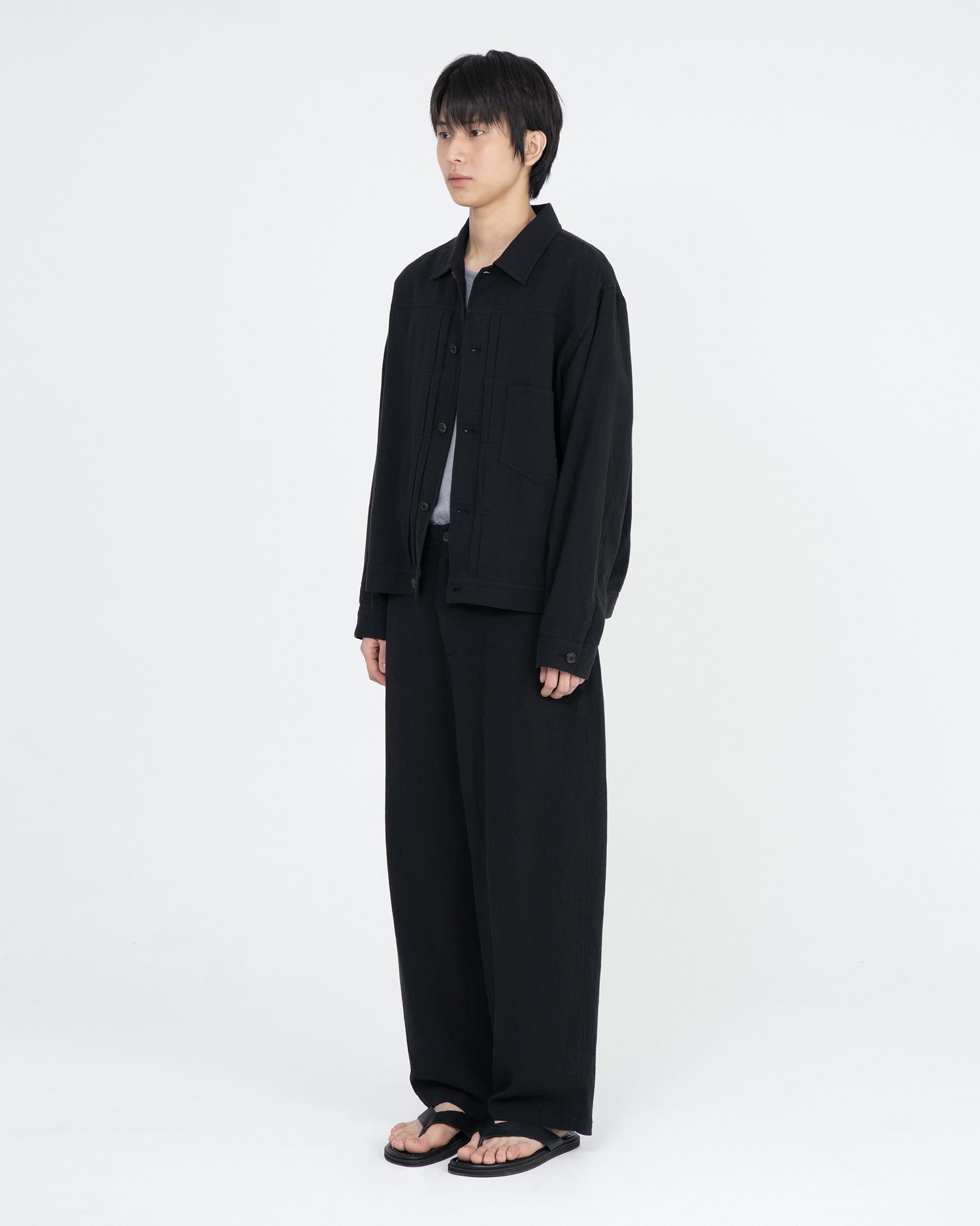 Brownyard - Type 1 Trucker Jacket (Black) product image 3 | TRAB K-Fashion Australia