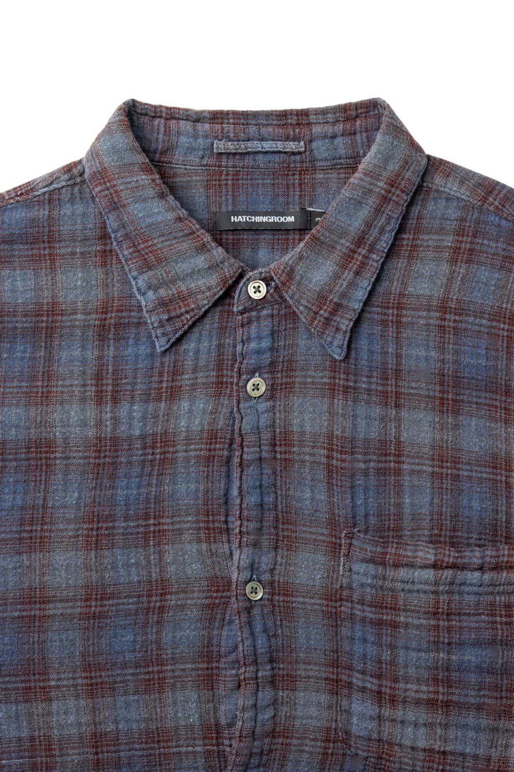 Hatchingroom - Double Face Shirt (Over Dyed Blue/Red) product image 3 | TRAB K-Fashion Australia