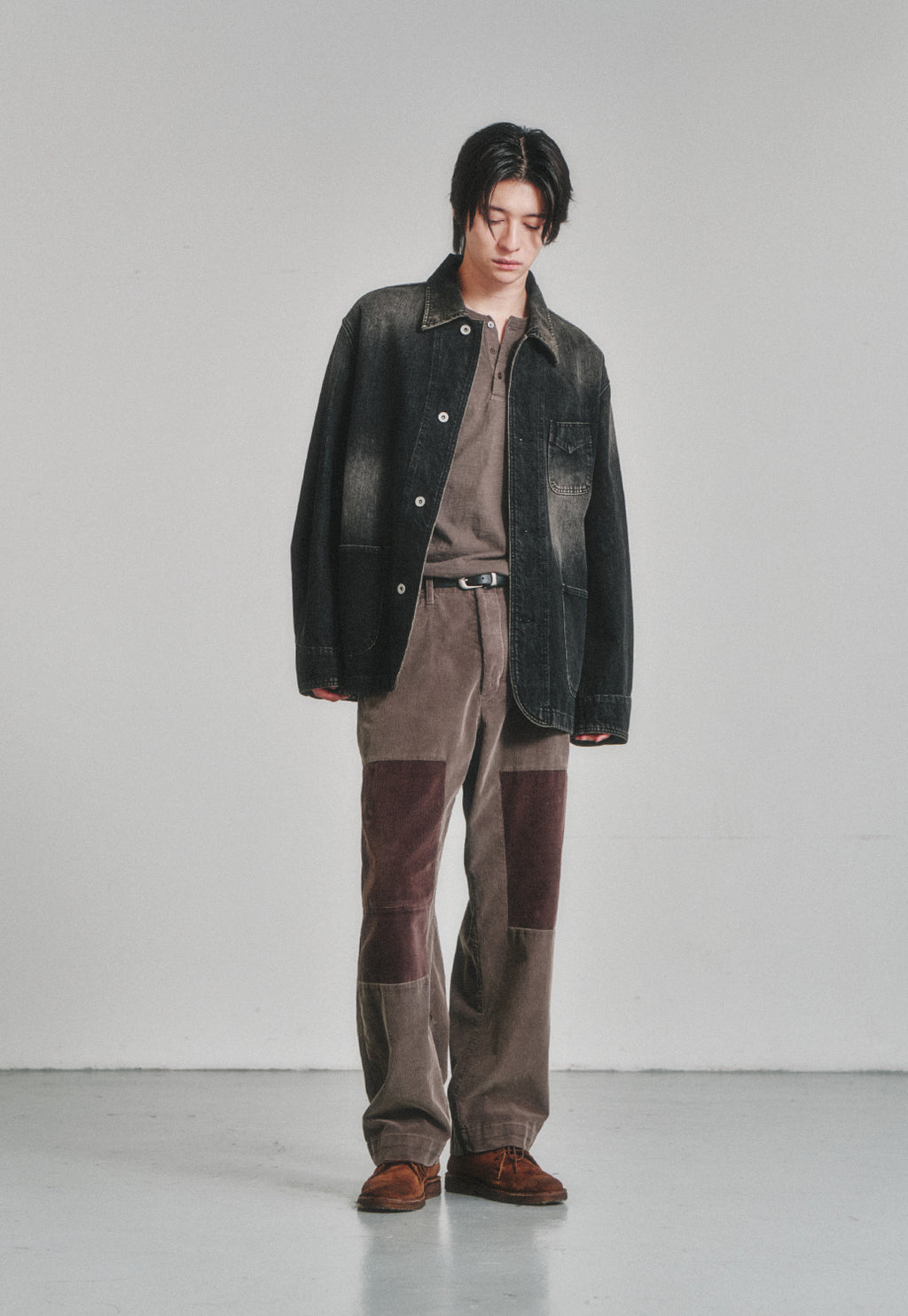 Art if acts - Denim Western Coverall Jacket (Used Black) product image 5 | TRAB K-Fashion Australia
